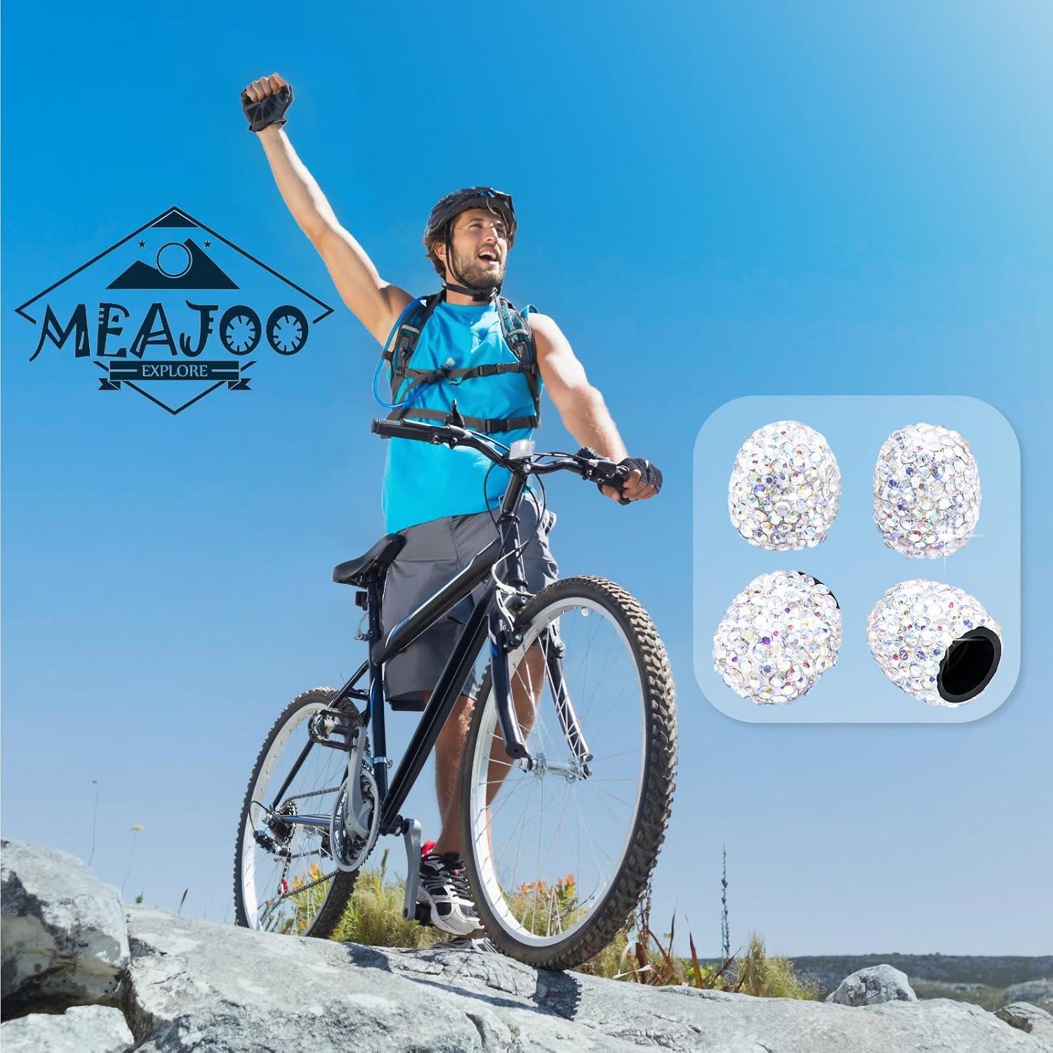 4 Tapas de Válvula de Neumático MEAJOO Colorido Universal