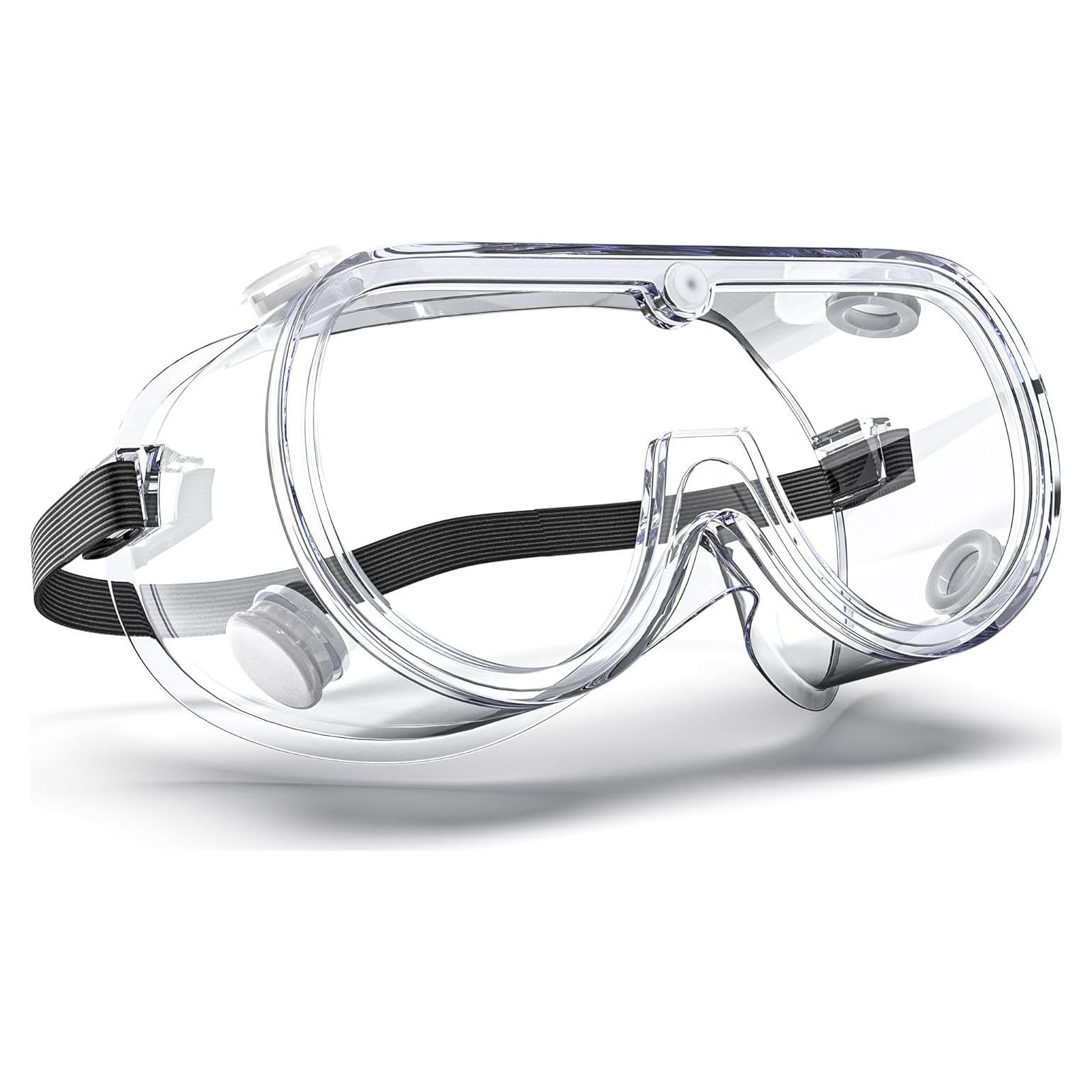 Gafas de Seguridad de Laboratorio PVC Anti-empañante Ajustables