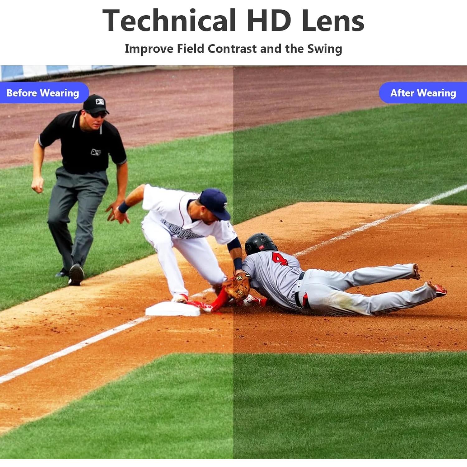 Gafas de sol deportivas Karsaer unisex con protección UV