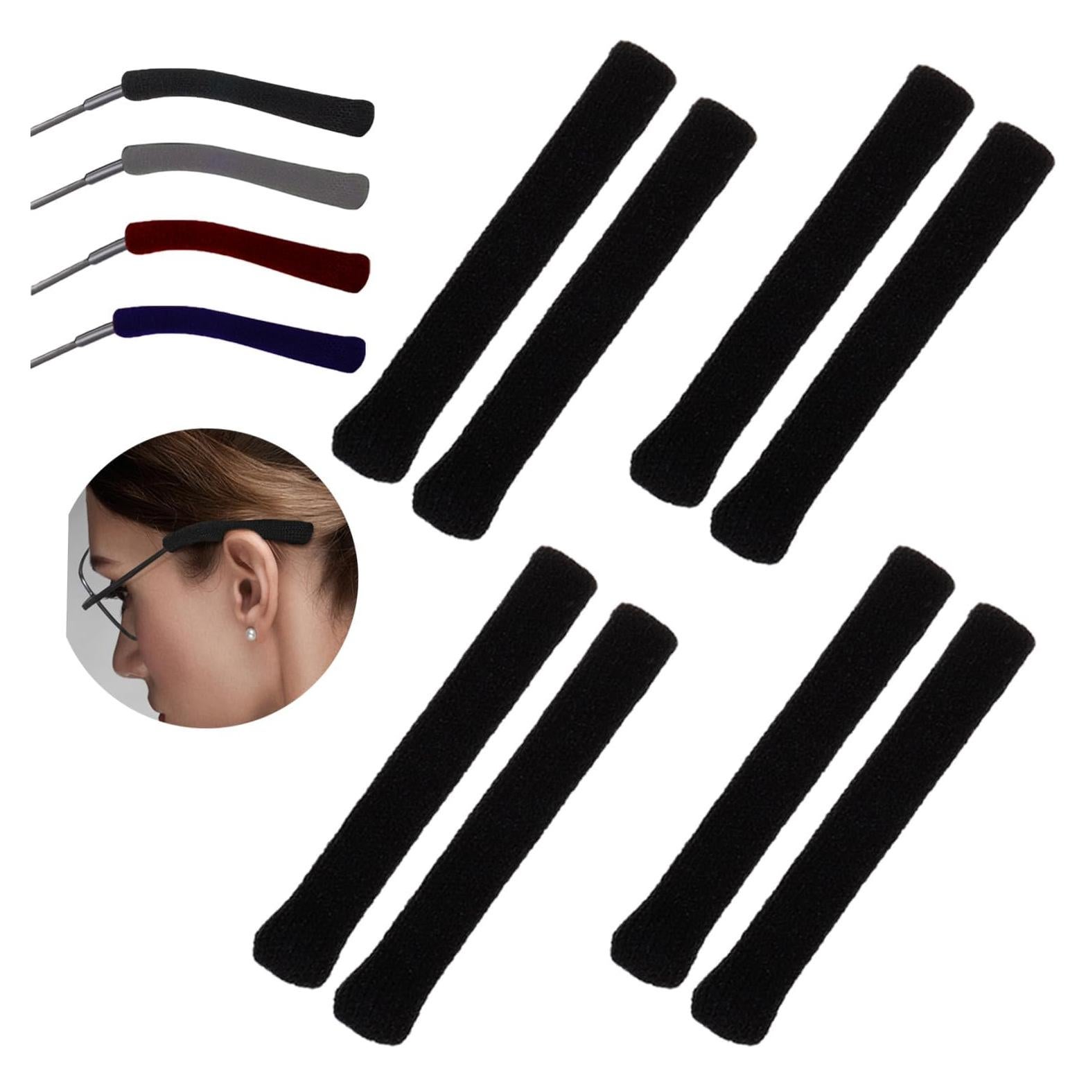 Almohadillas Antideslizantes para Gafas de Algodón - 4 Pzas