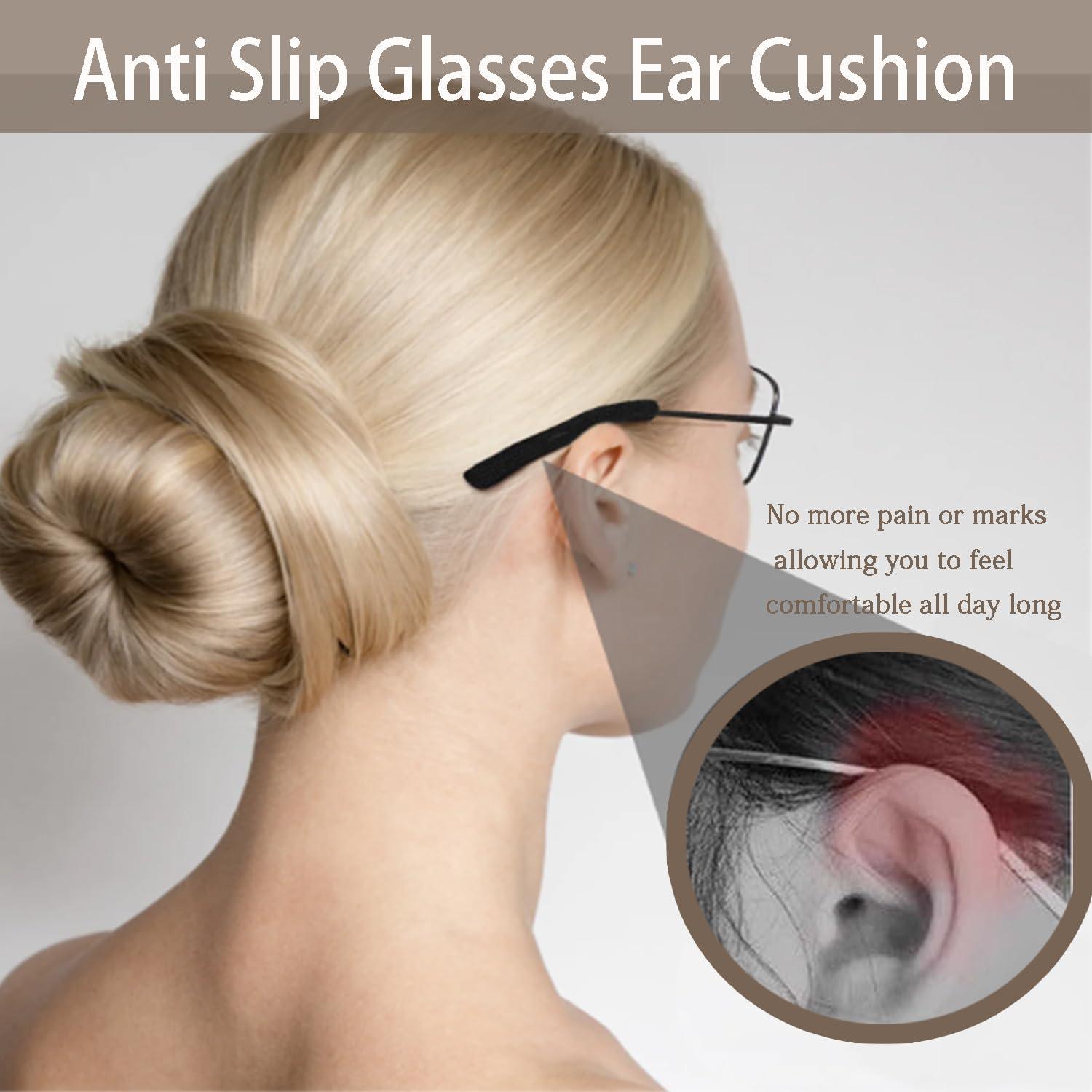 Almohadillas Antideslizantes para Gafas de Algodón - 4 Pzas