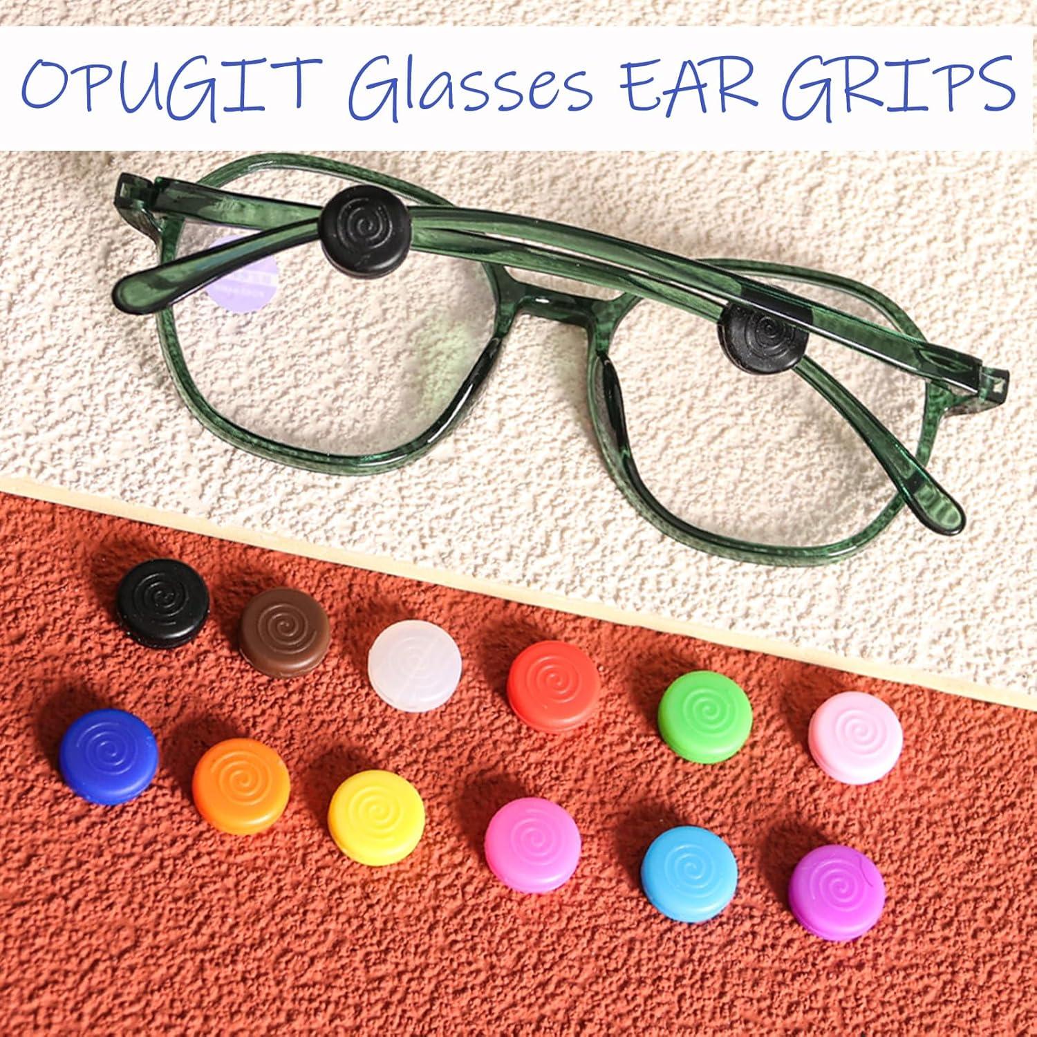 Ganchos para Orejas de Gafas OPUGIT - 10 Pares Silicona Antideslizante