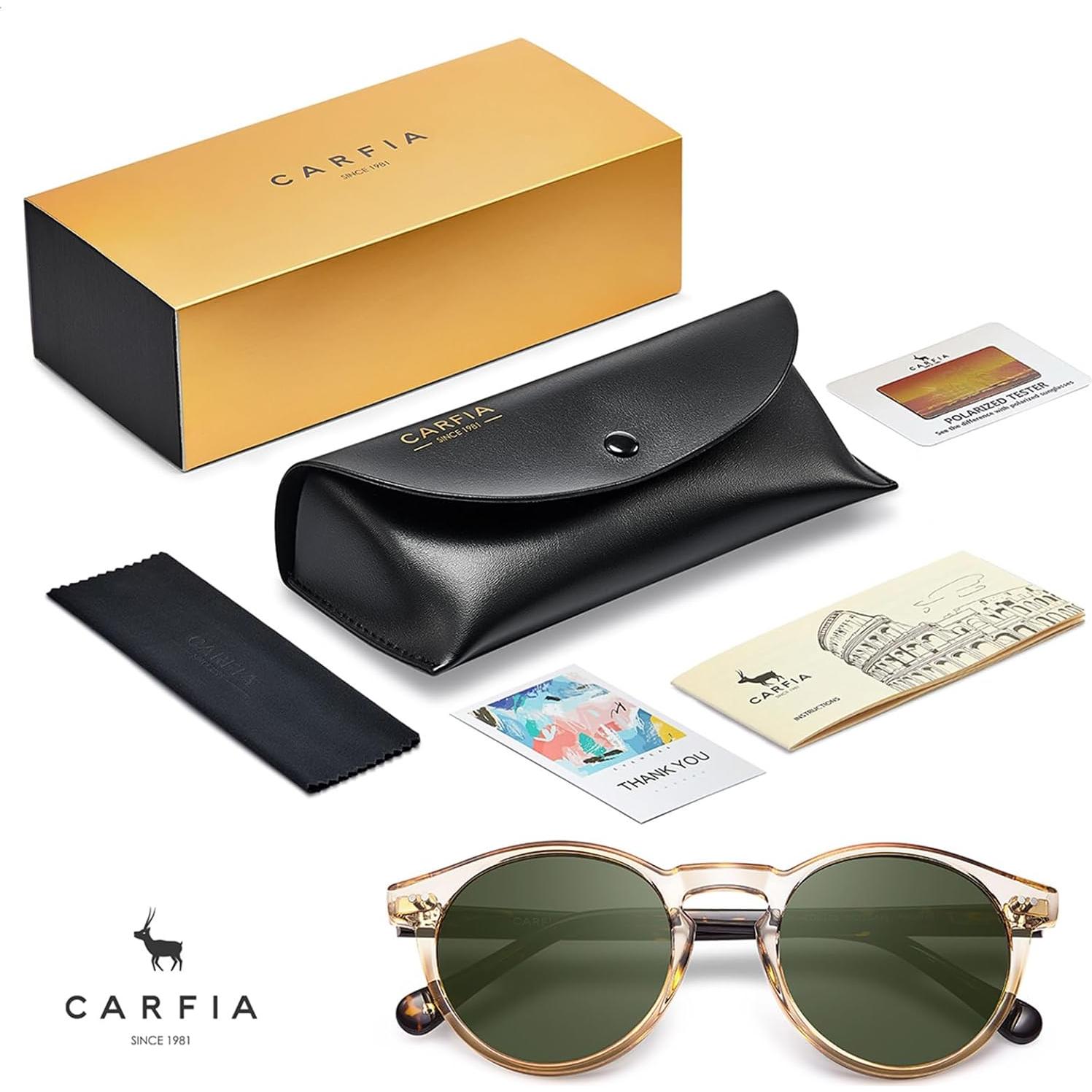 Gafas de sol redondas CARFIA con protección UV polarizada