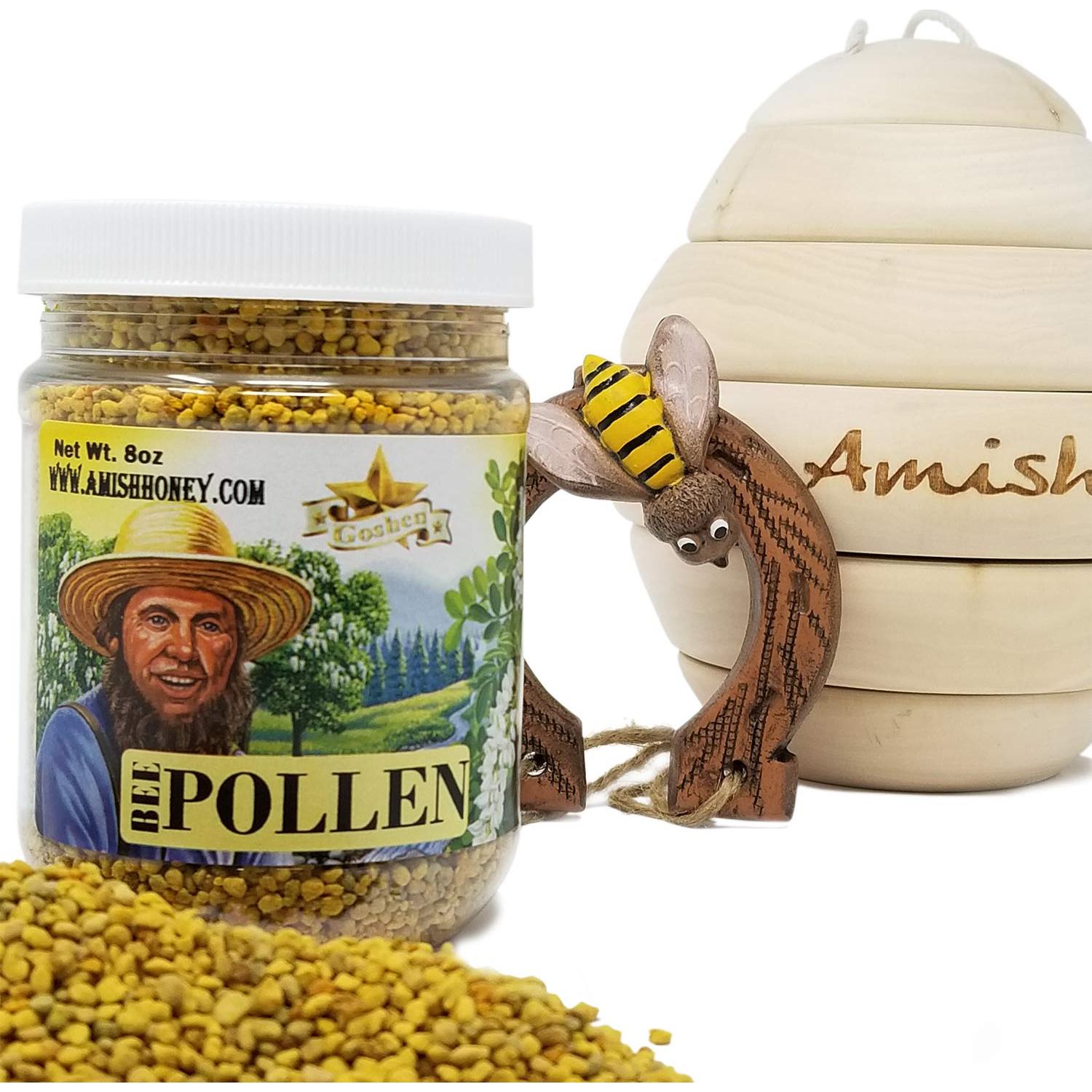 Gránulos de Polen de Abeja Crudo Goshen 227 g - 100% Puro