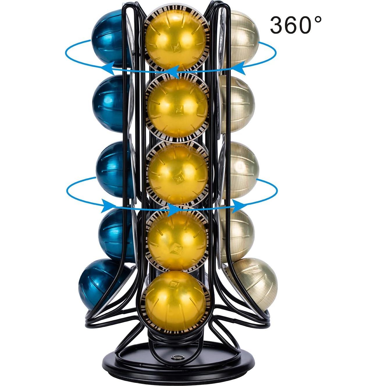 Soporte Giratorio para Cápsulas Flagship Nespresso 20 Cápsulas
