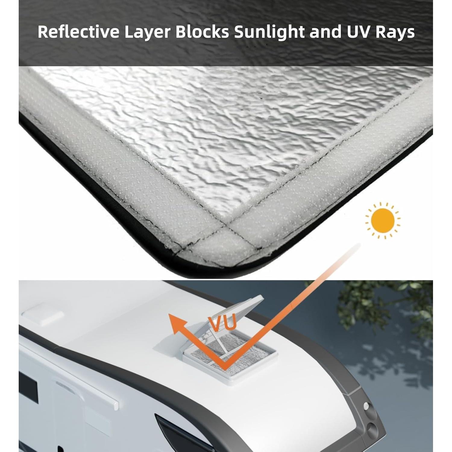 Sombra de Ventana de Tragaluces RV WanDwel 16x16 cm Aislante