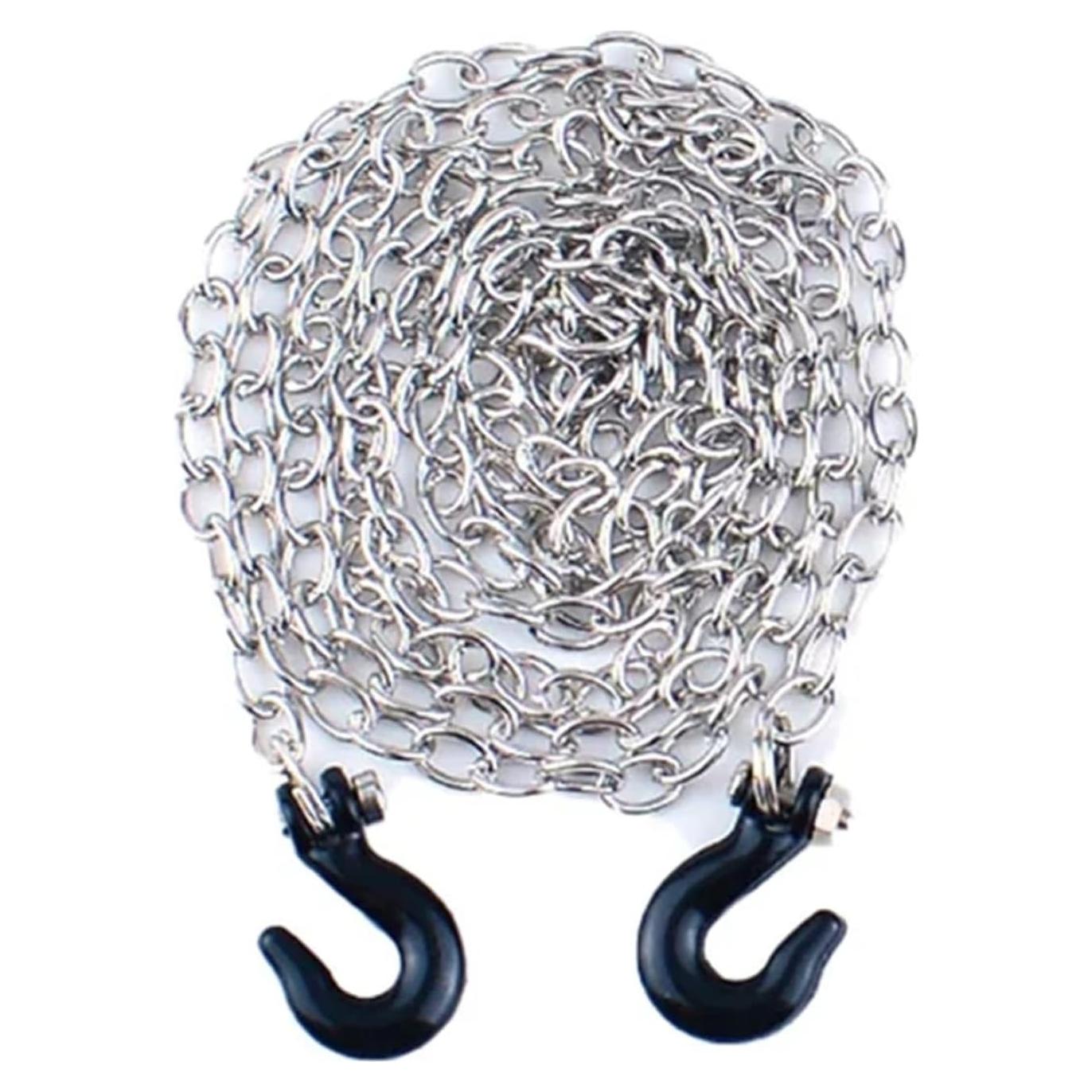 Cadena de Remolque de Metal RC 1/10 Chanjorlin - Negro