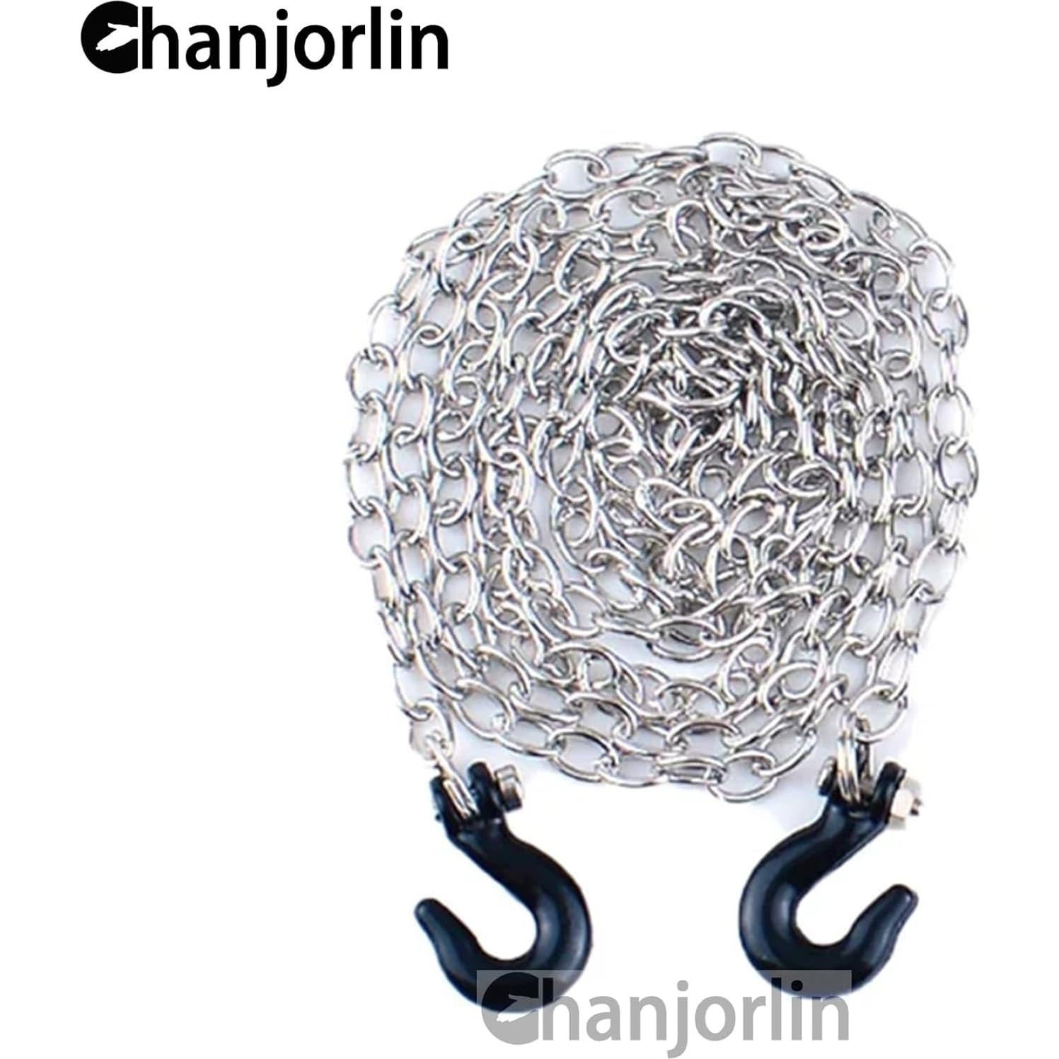 Cadena de Remolque de Metal RC 1/10 Chanjorlin - Negro