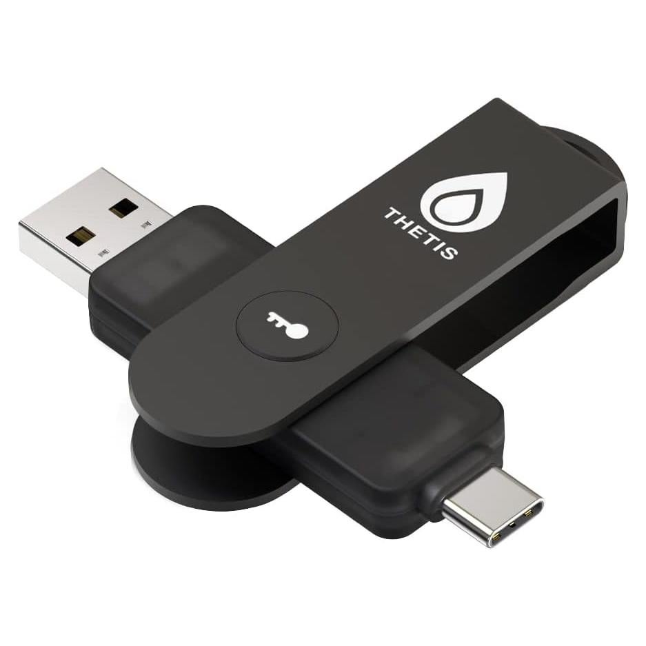 Llave de Seguridad Thetis Pro FIDO2 USB-C y USB-A