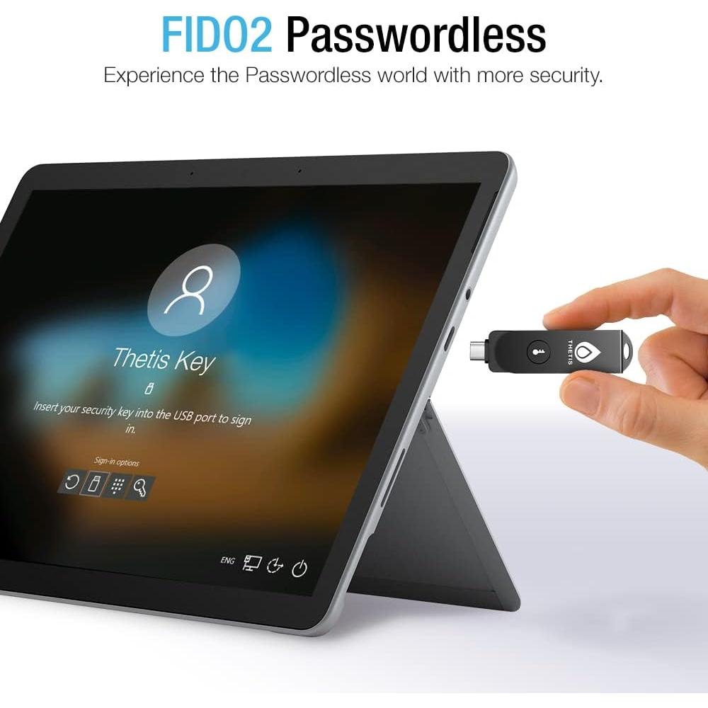 Llave de Seguridad Thetis Pro FIDO2 USB-C y USB-A