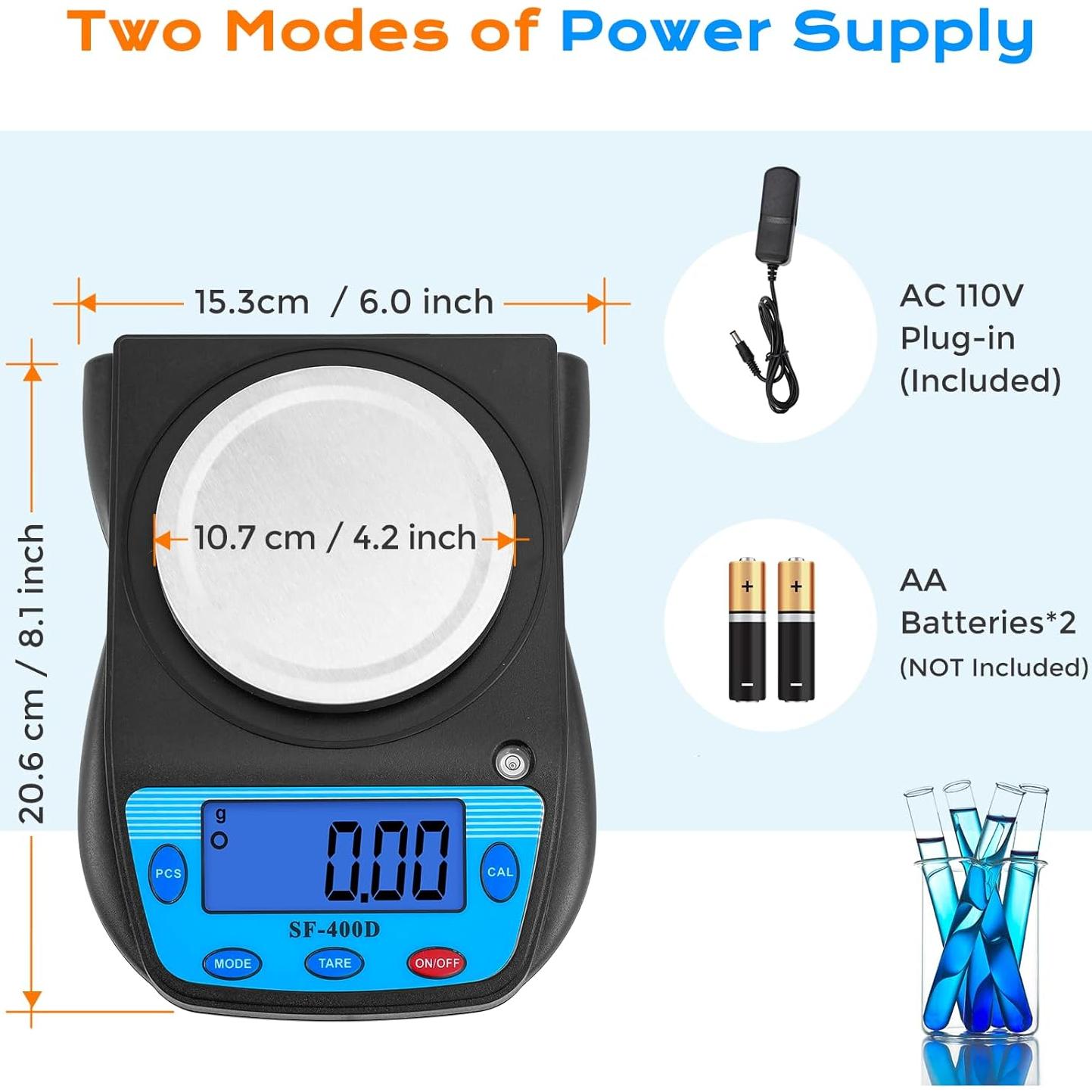 Báscula Digital Bonvoisin 600g x 0.01g Pantalla LCD