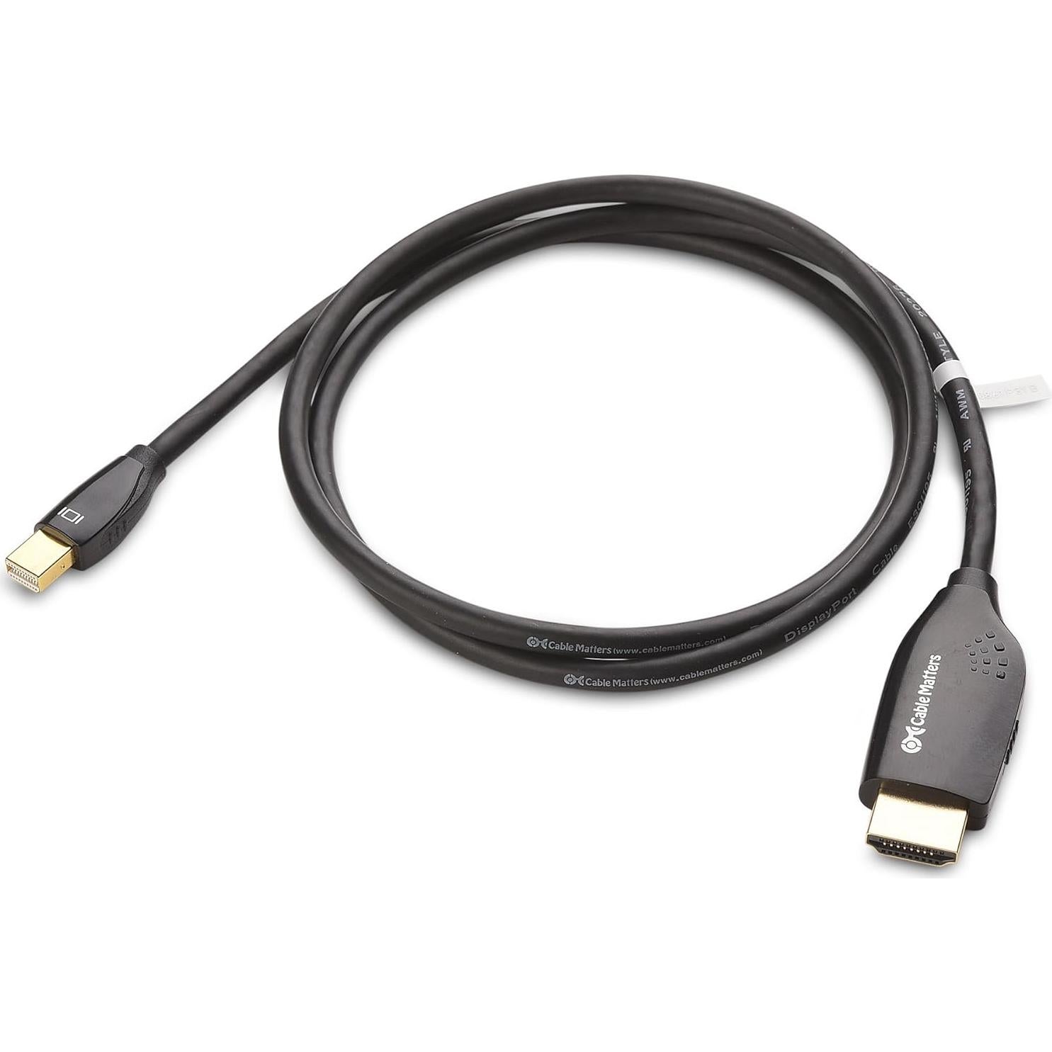 Cable HDMI Mini DisplayPort a HDMI Cable Matters 0.91m