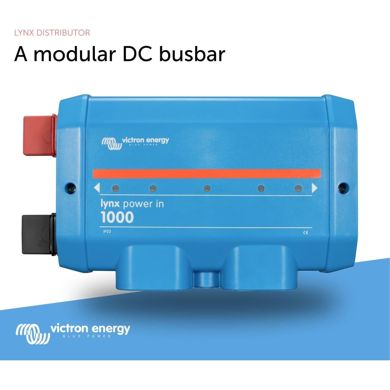 Conector de Batería Victron Energy Lynx Power In M8 - Barra DC Modular