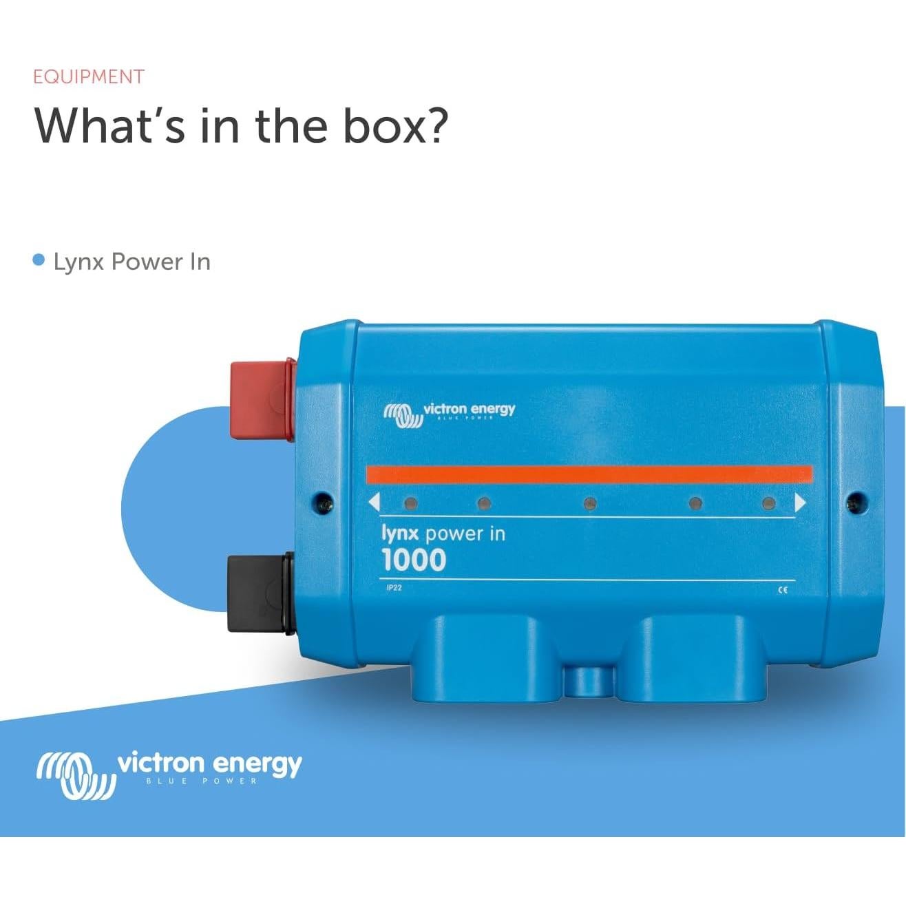 Conector de Batería Victron Energy Lynx Power In M8 - Barra DC Modular
