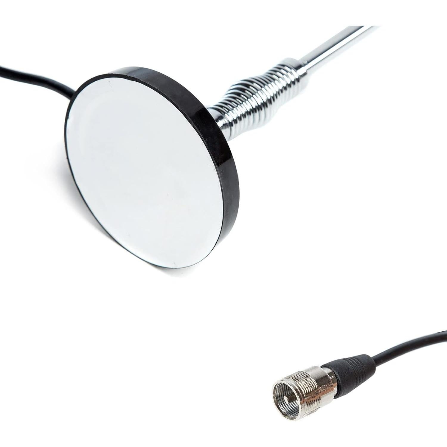 Antena CB LUITON 71 cm con Soporte Magnético 27 MHz