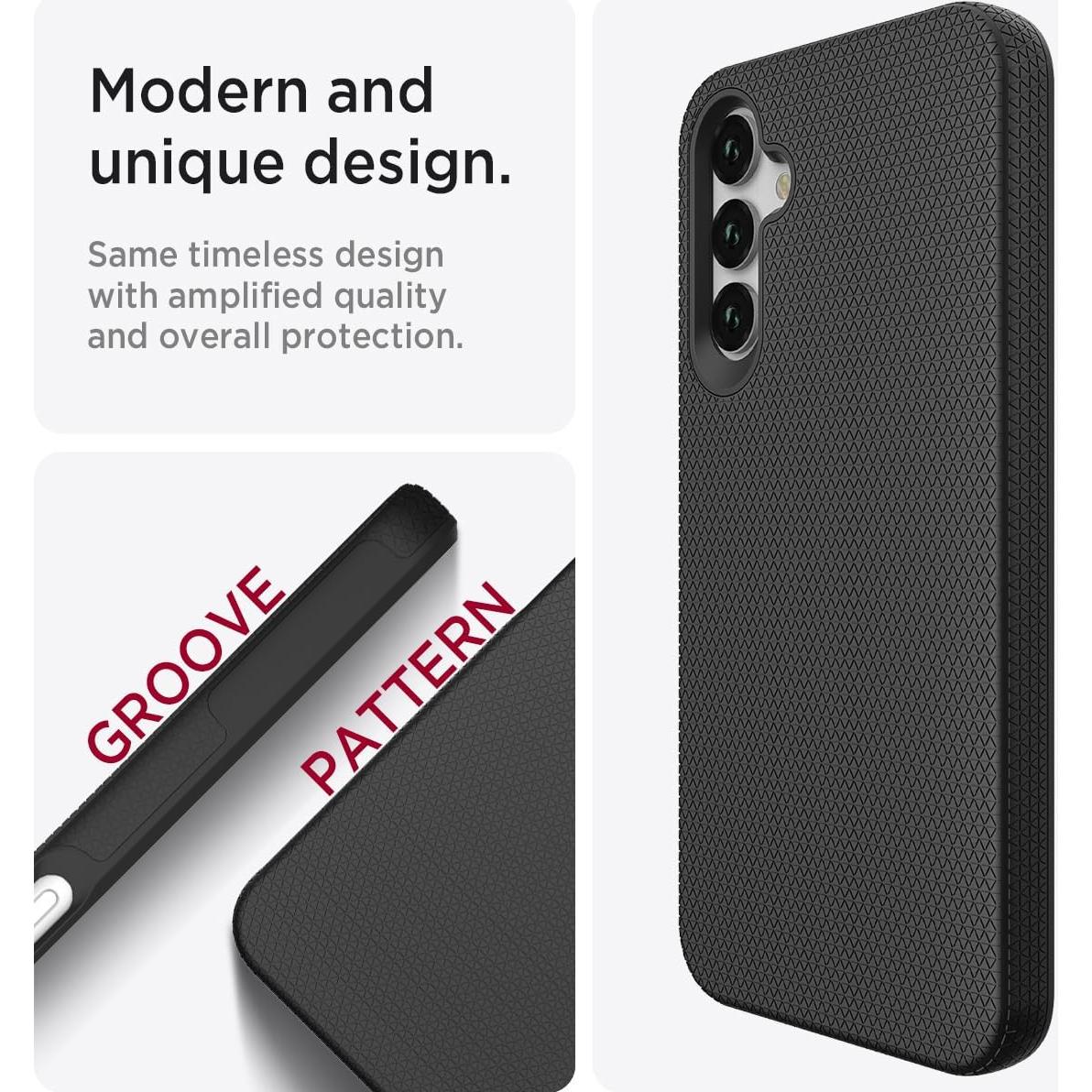 Funda Rugged Miimall para Samsung Galaxy A15 5G Negra