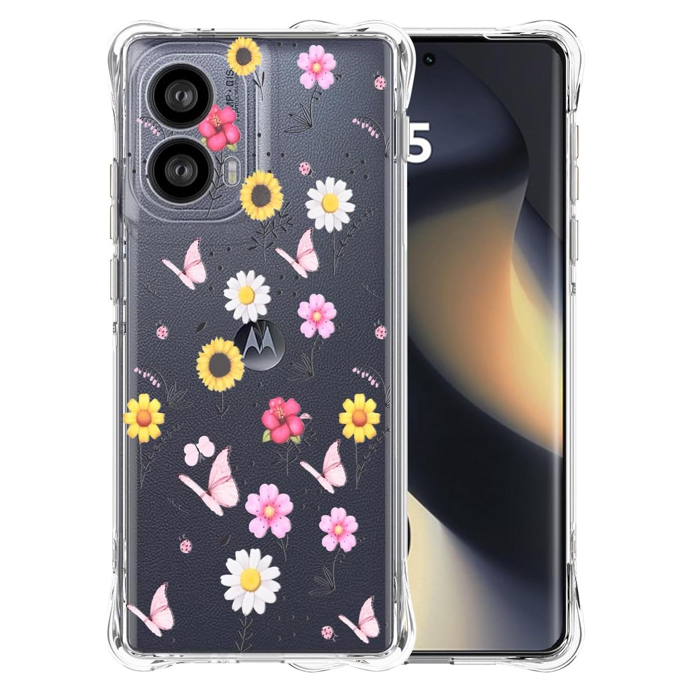 Funda TPU Transparente CameCosy para Motorola Edge 5G 2024