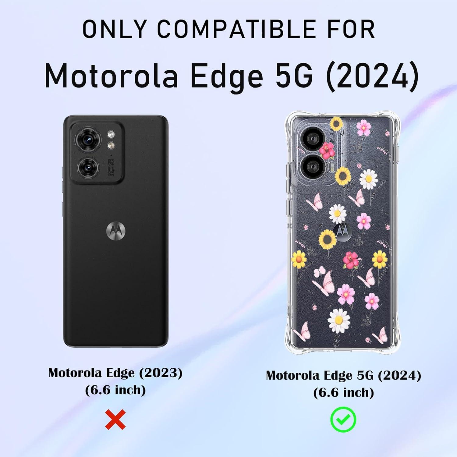 Funda TPU Transparente CameCosy para Motorola Edge 5G 2024