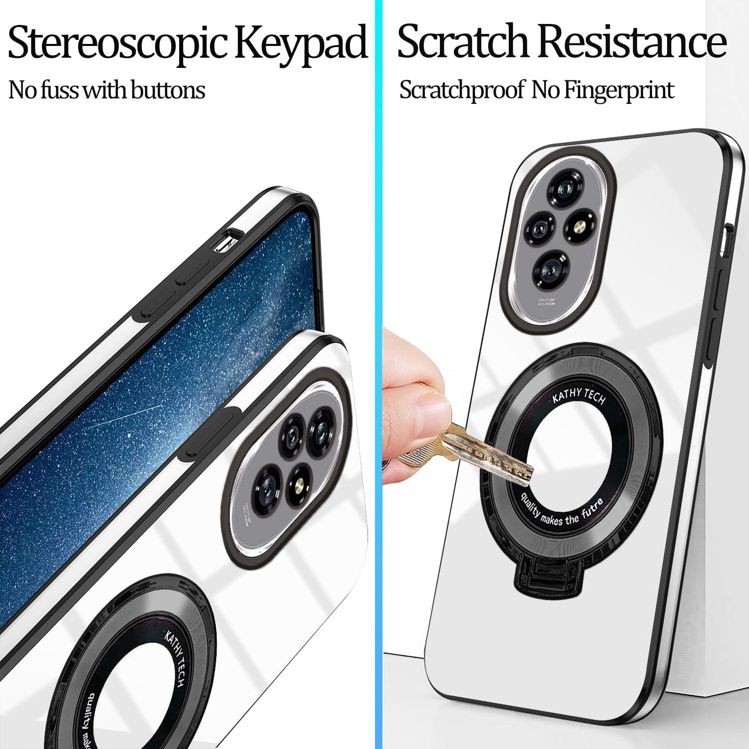 Funda Honor 200 Pro con Soporte de Anillo - Negro