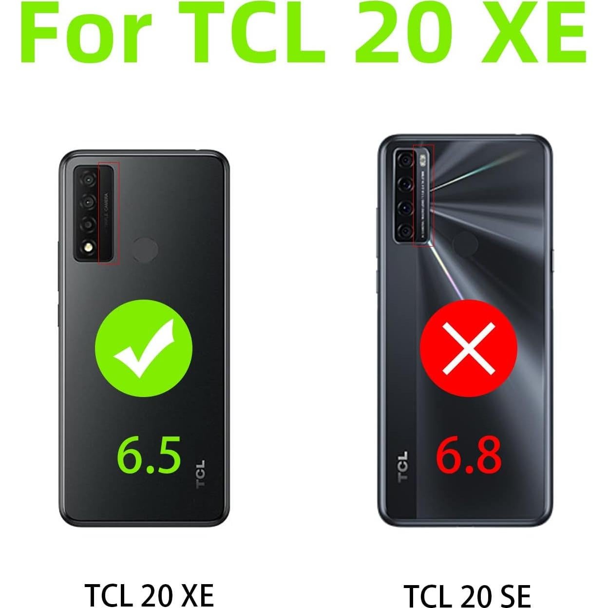 Funda para TCL 20 XE 6.5" Nancheng Oro Rosa con Soporte