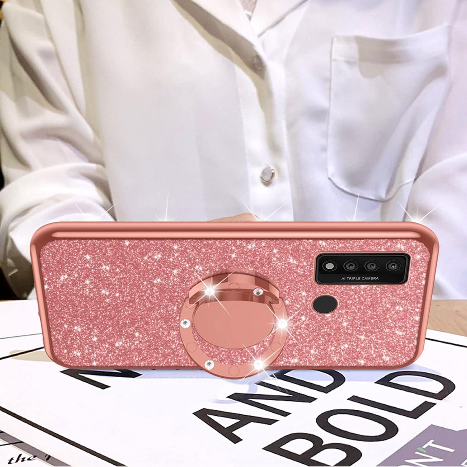 Funda para TCL 20 XE 6.5" Nancheng Oro Rosa con Soporte