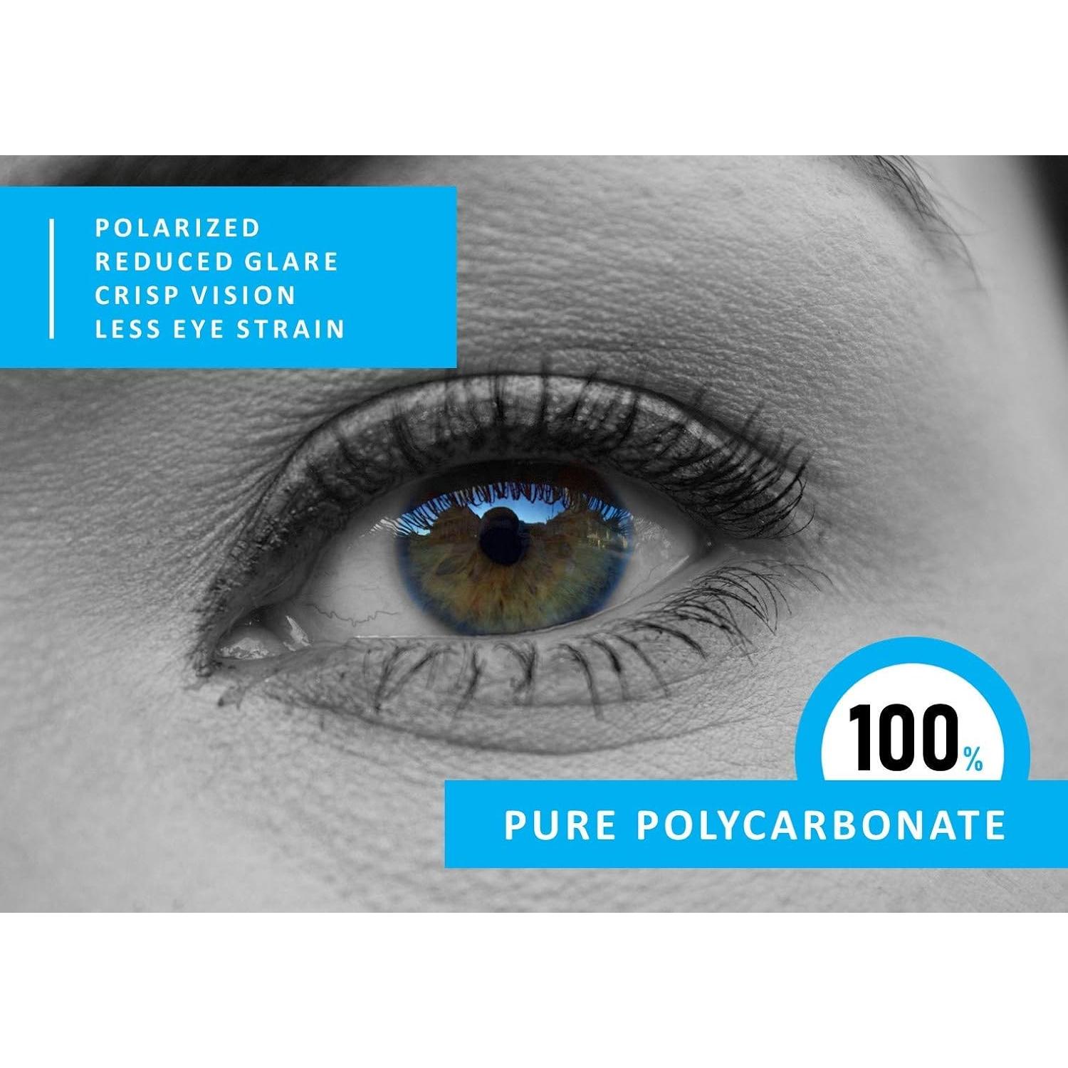 Lentes de Reemplazo Polarizados Rayban New Wayfarer 55mm