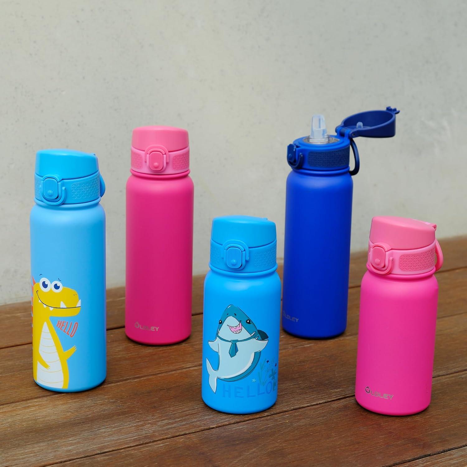 Botella de Agua Aislada OLDLEY 355 ml Niños Negra