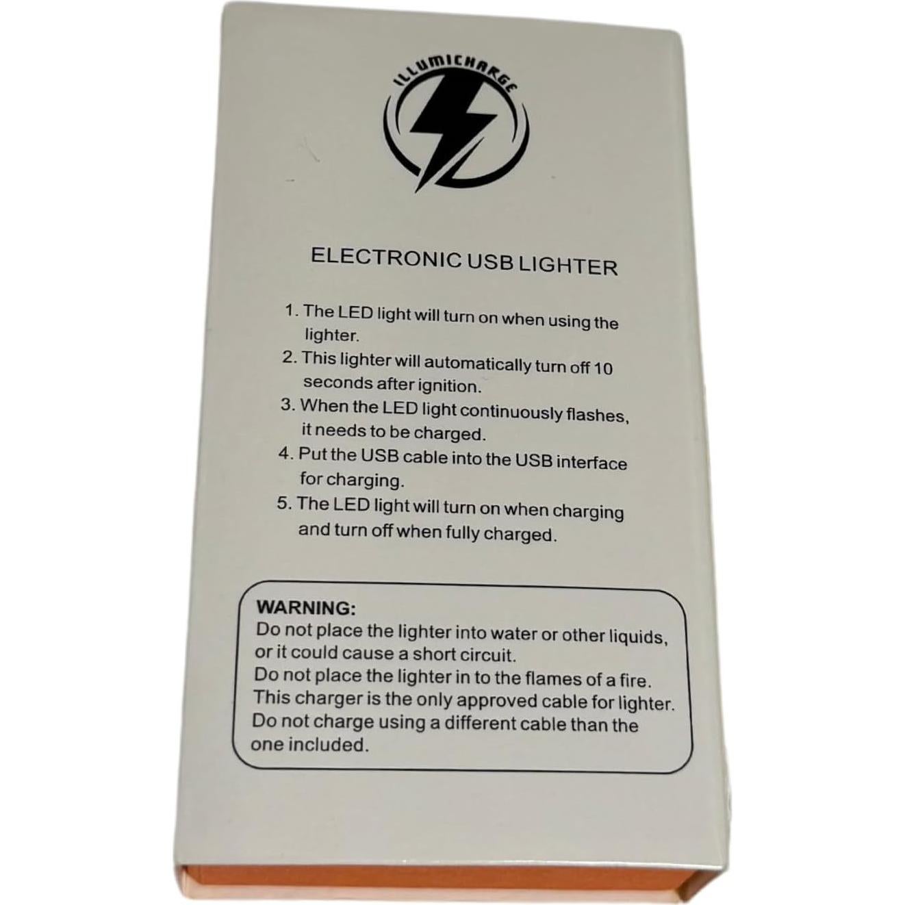 Encendedor Eléctrico ILLUMICHARGE Touch 2.0 USB - Hielo Negro