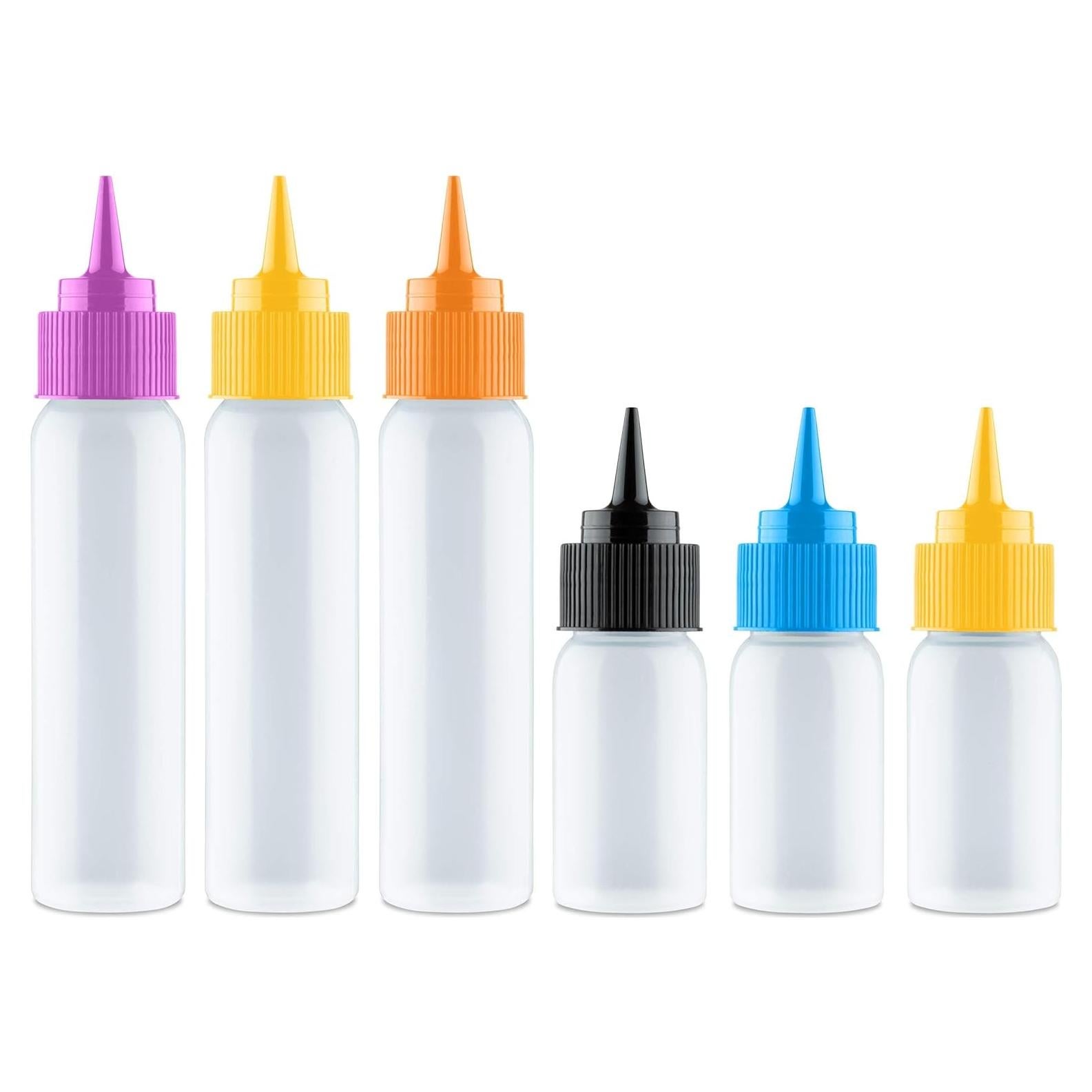 Botellas de Compresión para Decoración de Pasteles - 6 Piezas 59ml