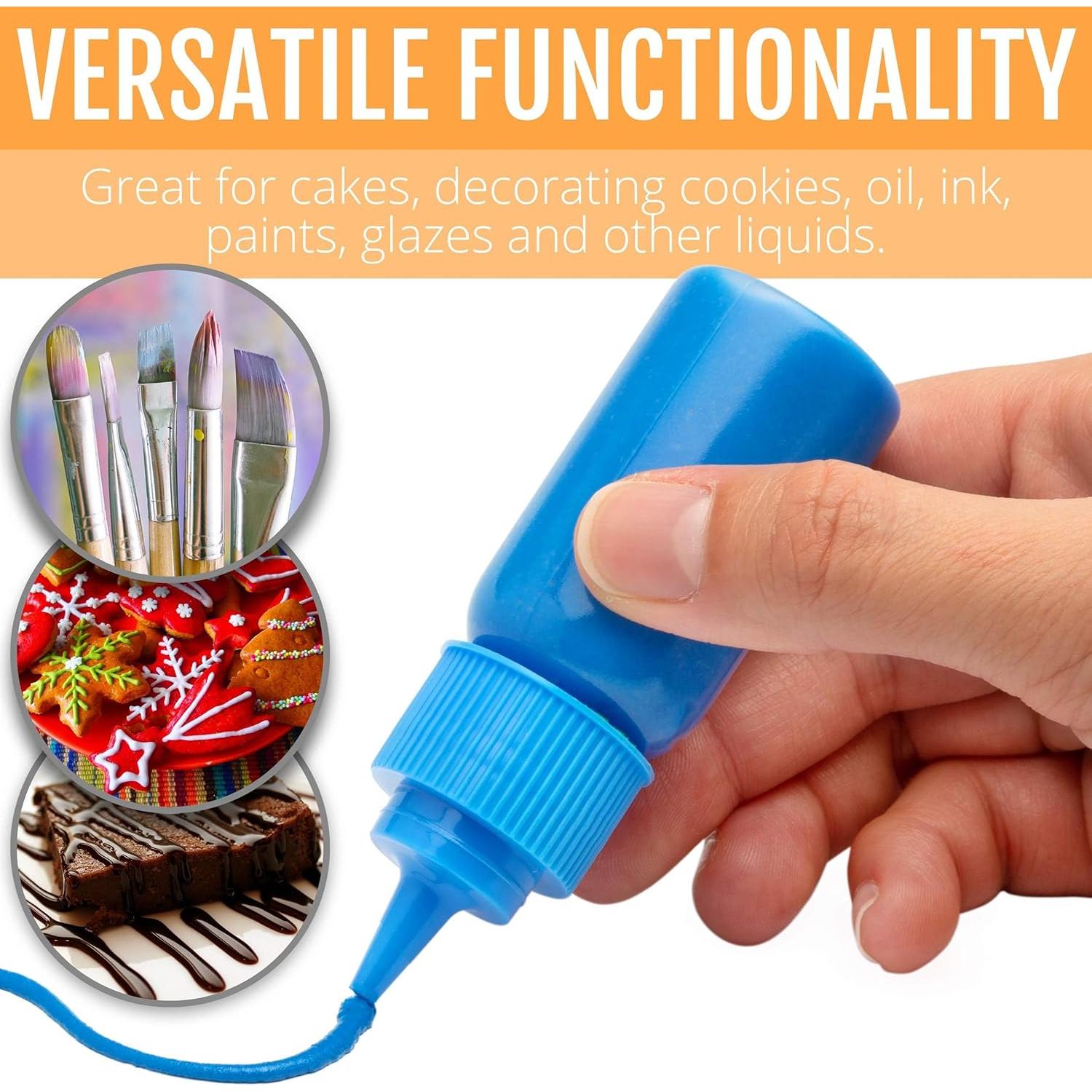 Botellas de Compresión para Decoración de Pasteles - 6 Piezas 59ml