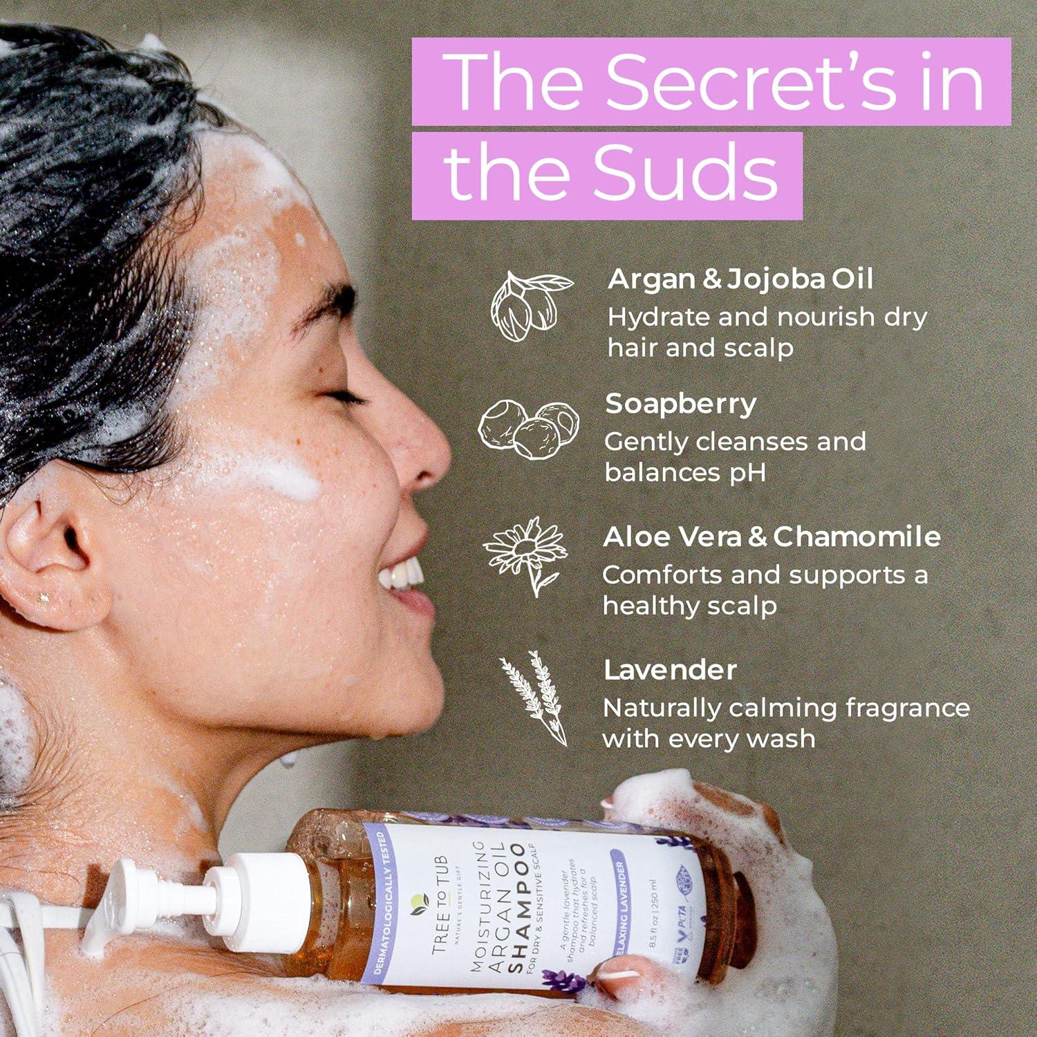 Champú Hidratante Tree to Tub 250ml Lavanda para Cabello Seco