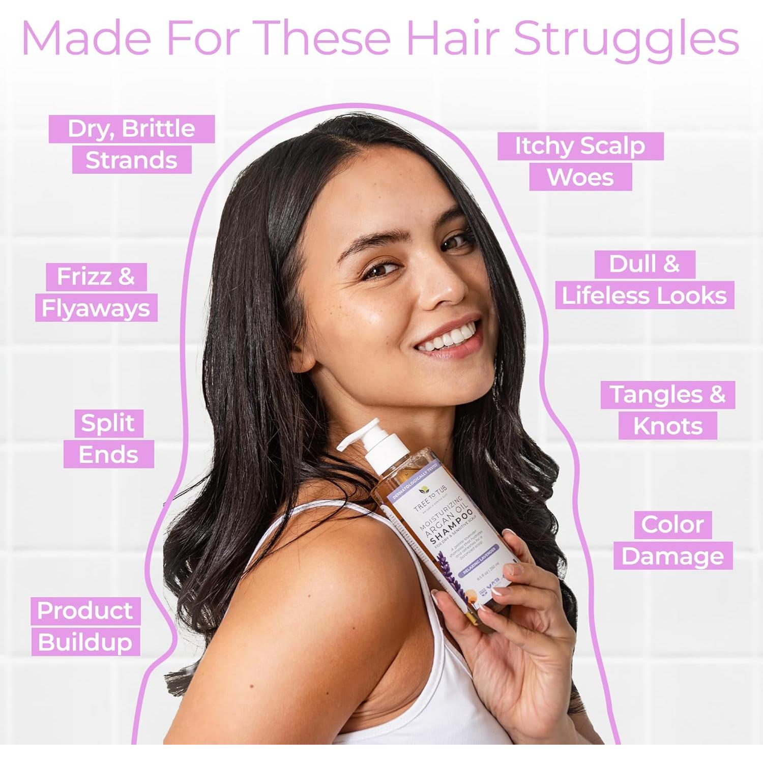 Champú Hidratante Tree to Tub 250ml Lavanda para Cabello Seco