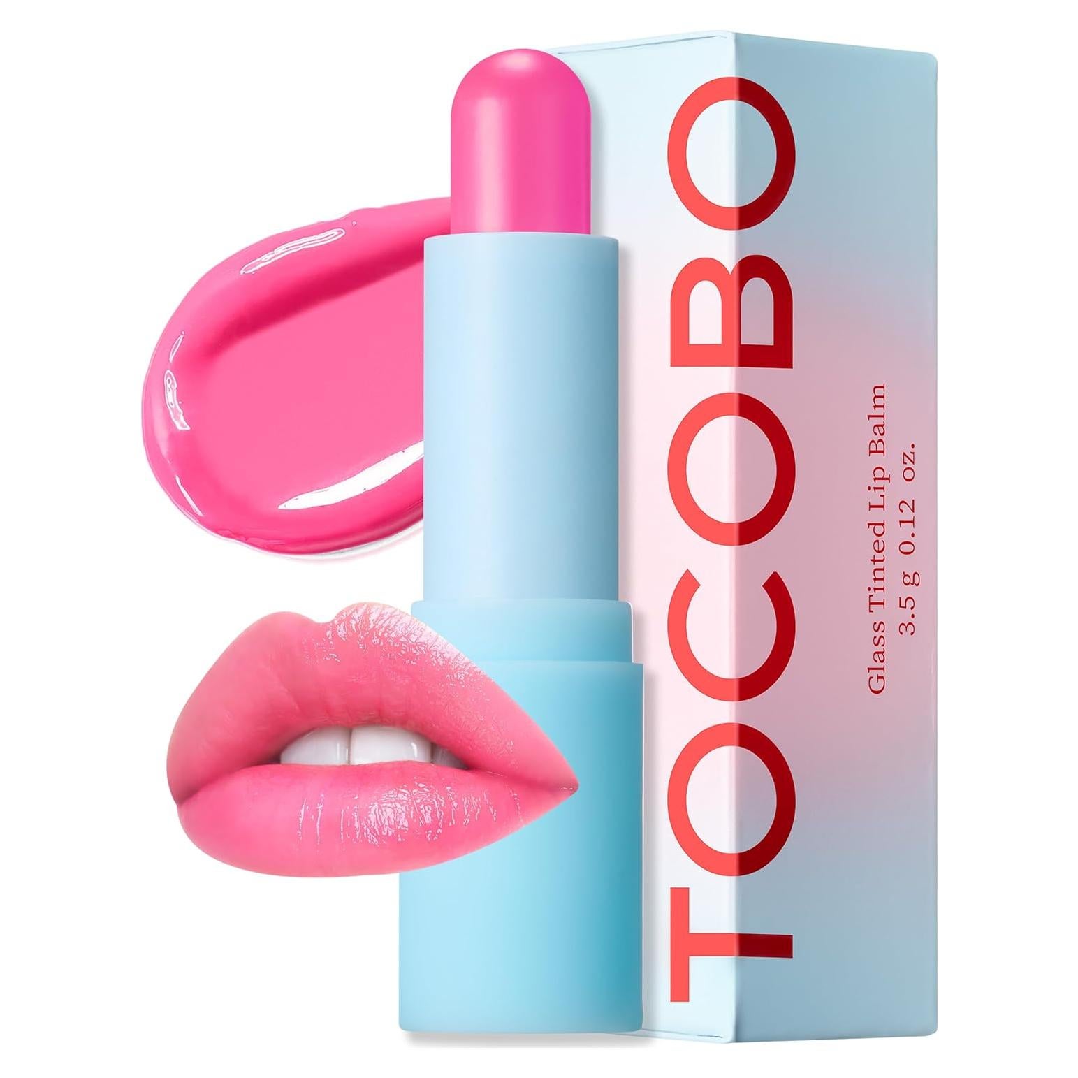 Bálsamo Labial Tinteado TOCOBO 012 Rosa - Hidratante Vegano 19g