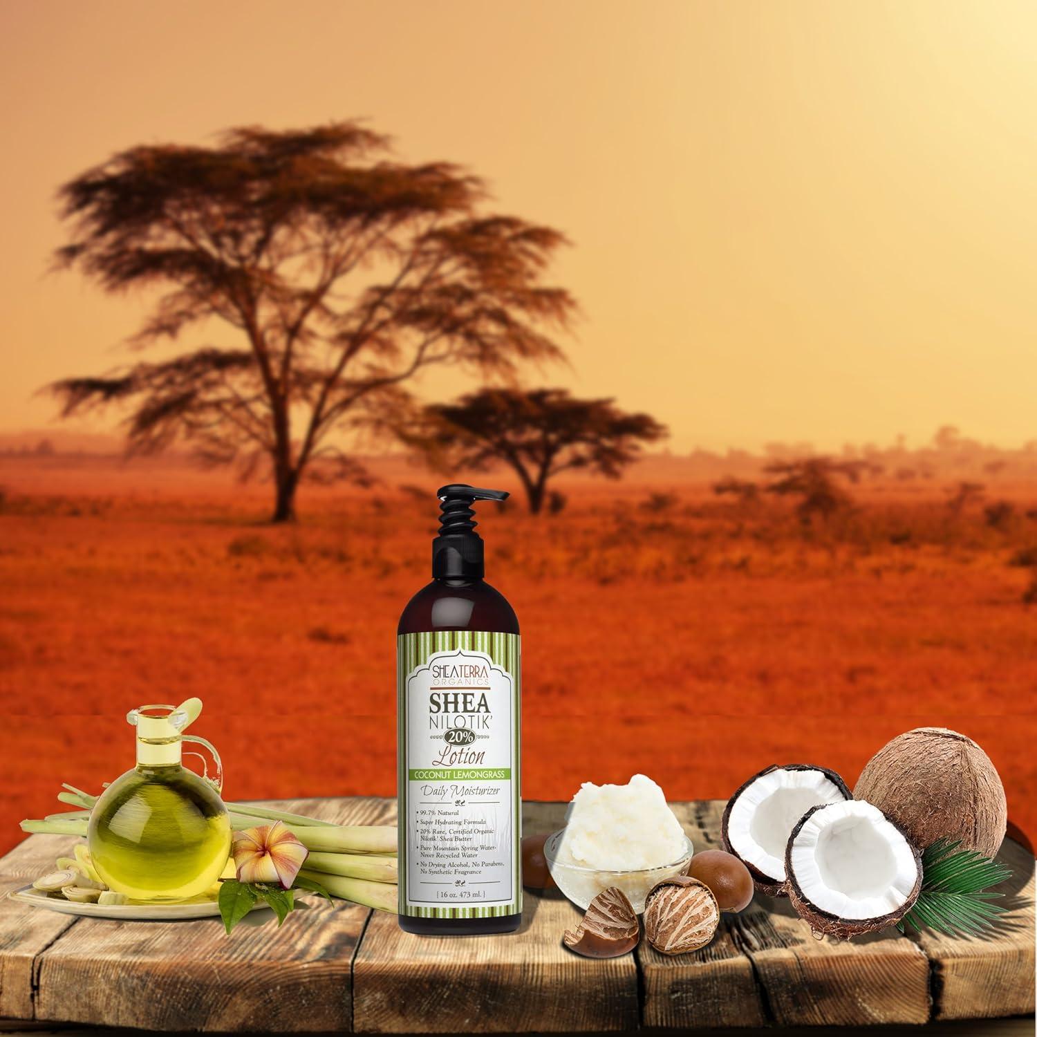 Loción Ultra Rica de Manteca de Karité Nilotik' Shea Terra 453.6g