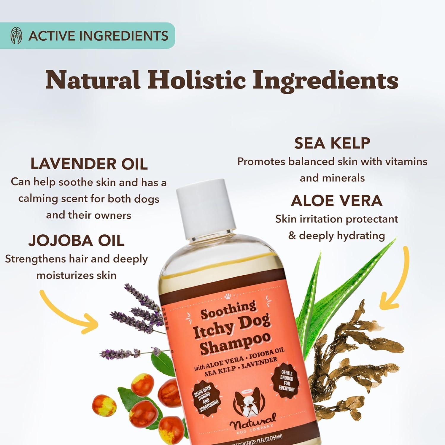 Champú Hipoalergénico Natural Dog Company 340 g para Picazón