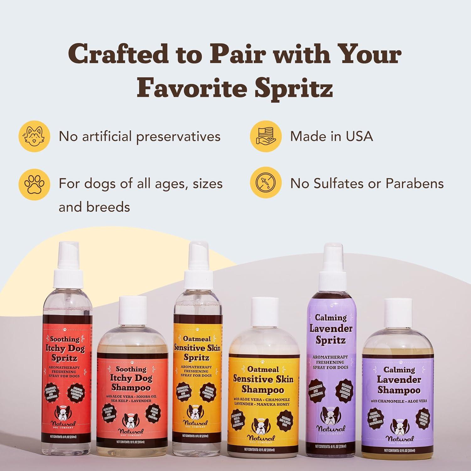 Champú Hipoalergénico Natural Dog Company 340 g para Picazón