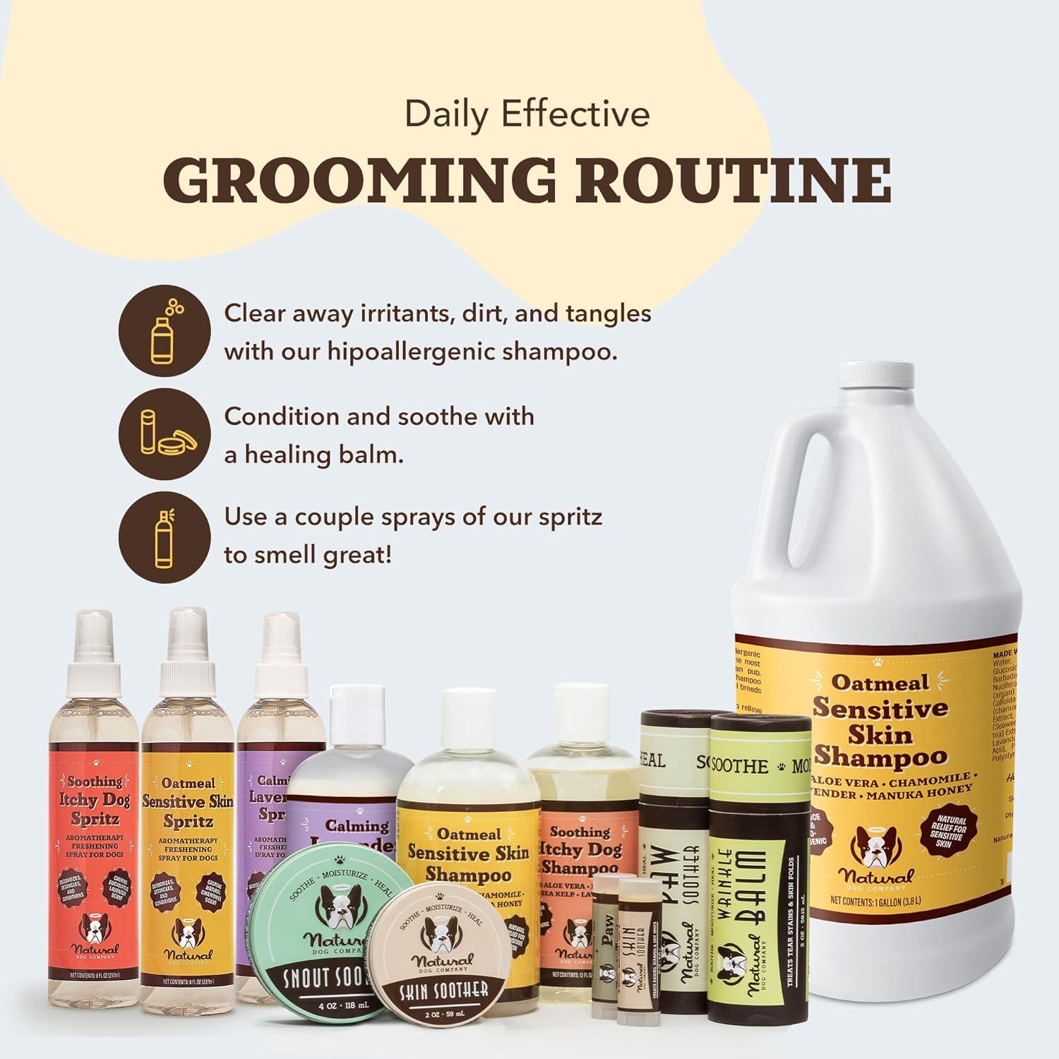 Champú Hipoalergénico Natural Dog Company 340 g para Picazón