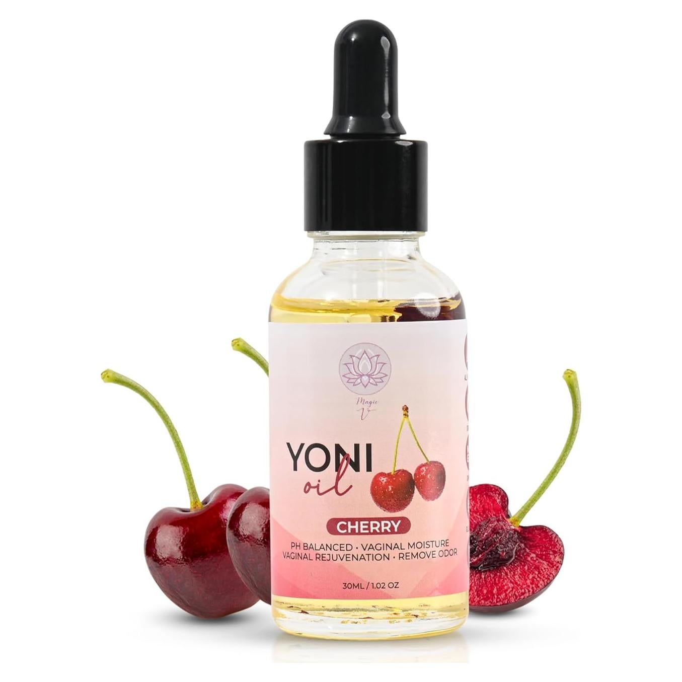 Aceite Yoni Mágico Orgánico Cereza 90g - Cuidado Femenino