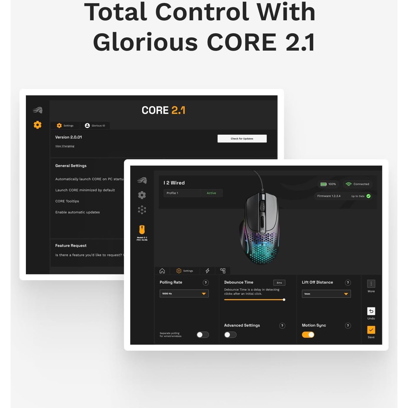 Ratón Gaming Glorious Model I 2 Con Cable 66g 9 Botones