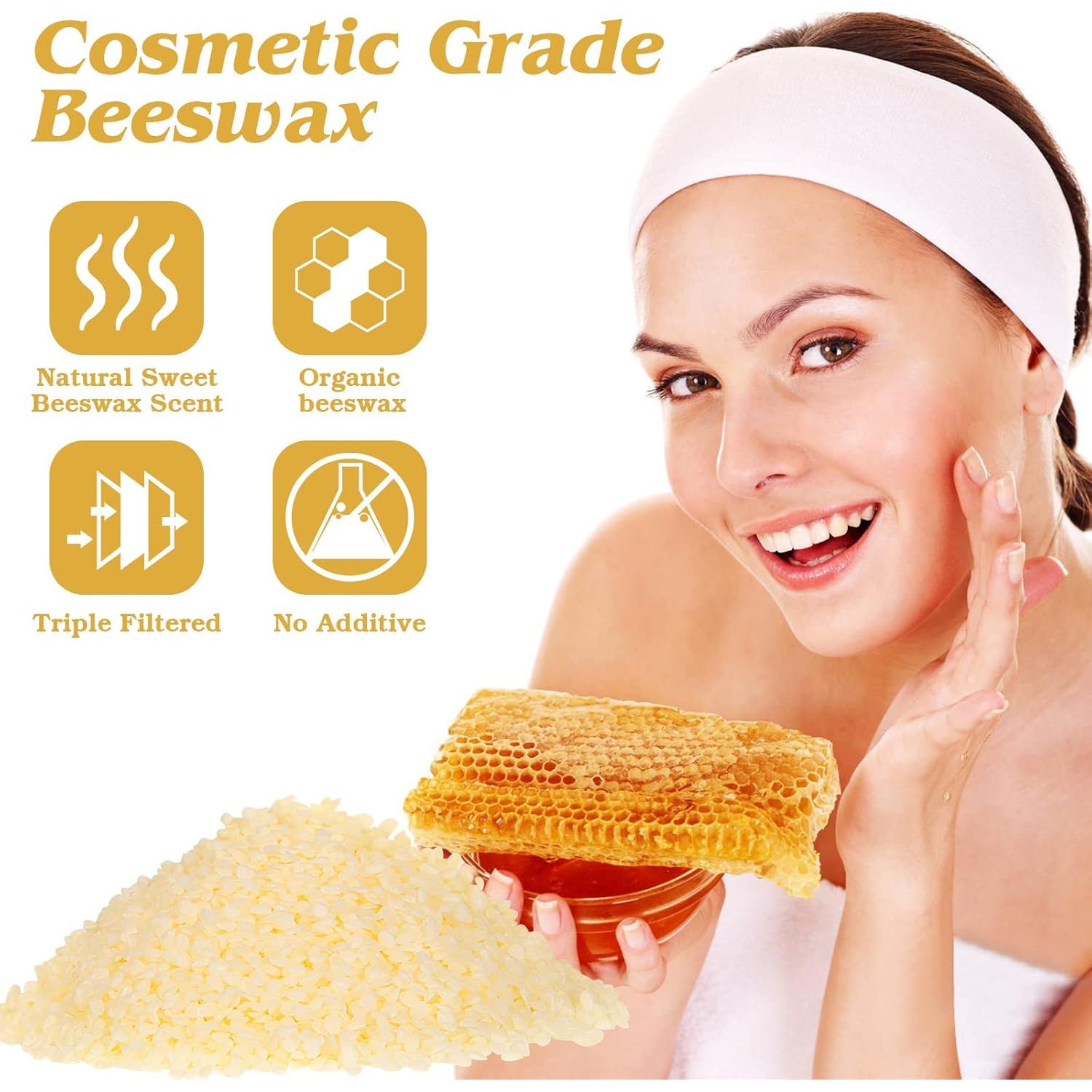 Pellets de Cera de Abeja Cosmética DenCert 4.64 kg para Velas y DIY