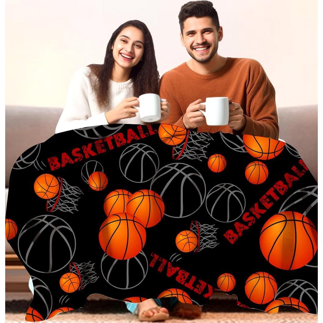 Manta de Baloncesto EYENORA 127x102 cm Franela Suave