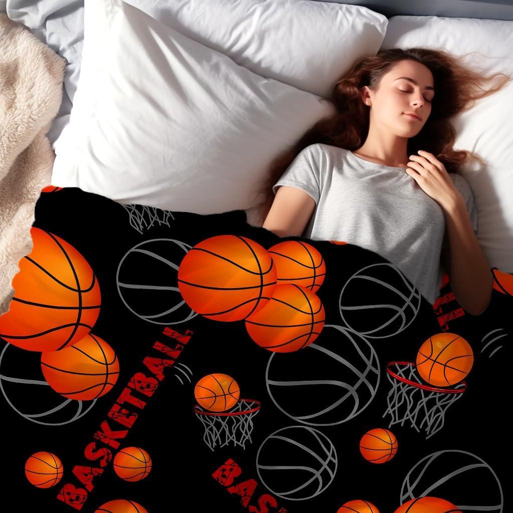 Manta de Baloncesto EYENORA 127x102 cm Franela Suave