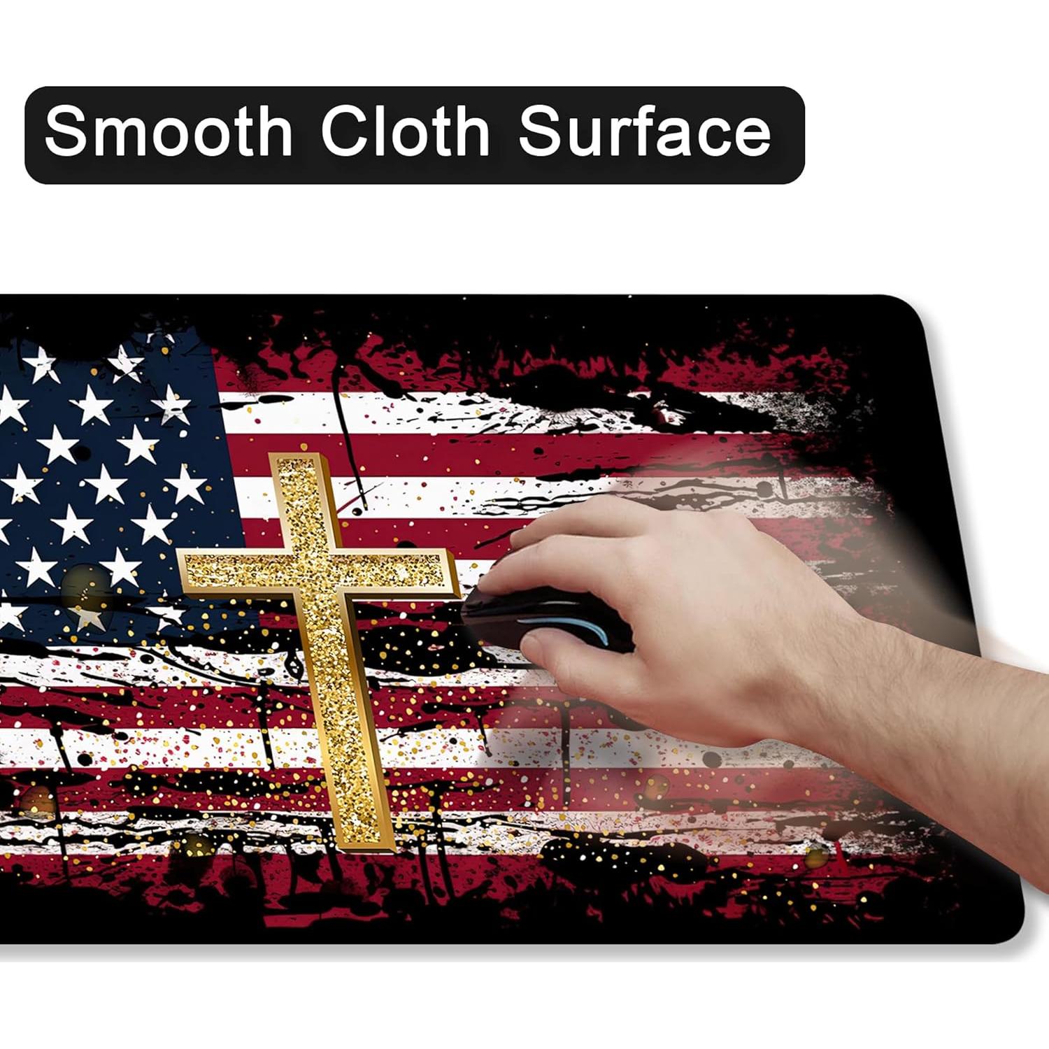 Alfombrilla de Escritorio AOWULA 80x40 cm Antideslizante