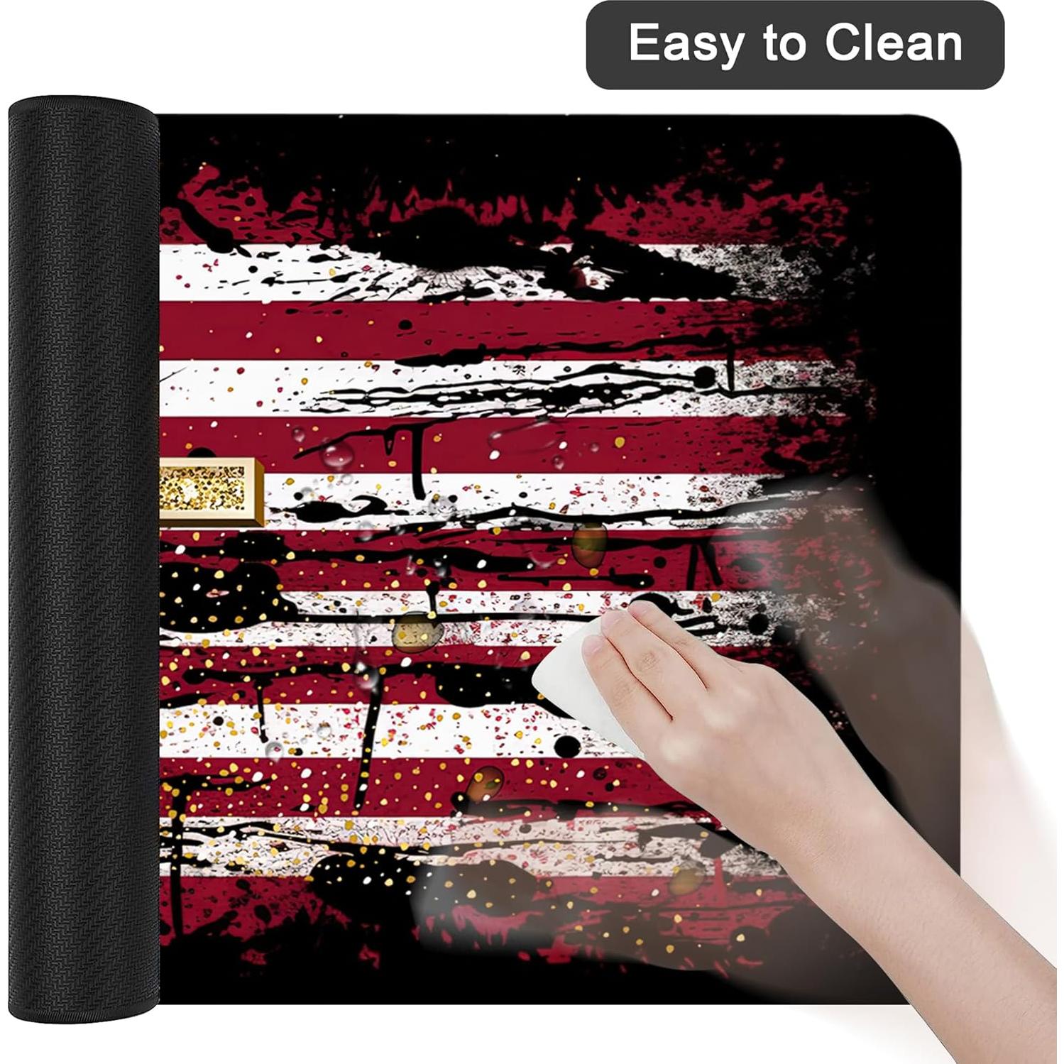 Alfombrilla de Escritorio AOWULA 80x40 cm Antideslizante