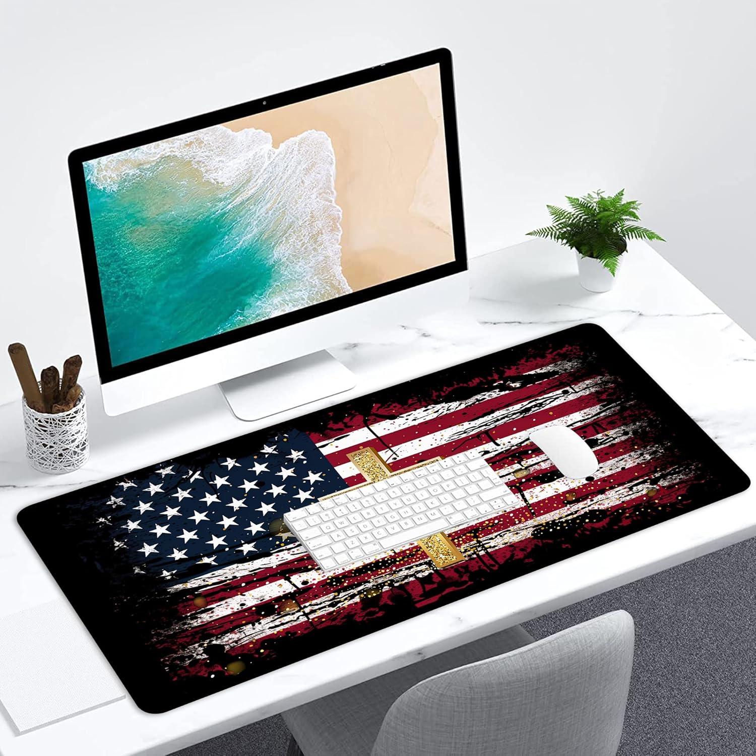 Alfombrilla de Escritorio AOWULA 80x40 cm Antideslizante