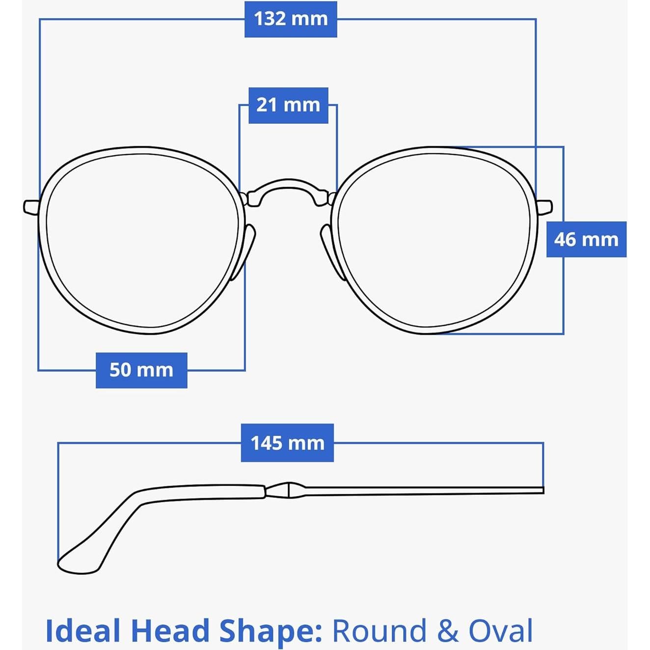 Gafas de sol plegables HepTEK polarizadas UV400 plateadas