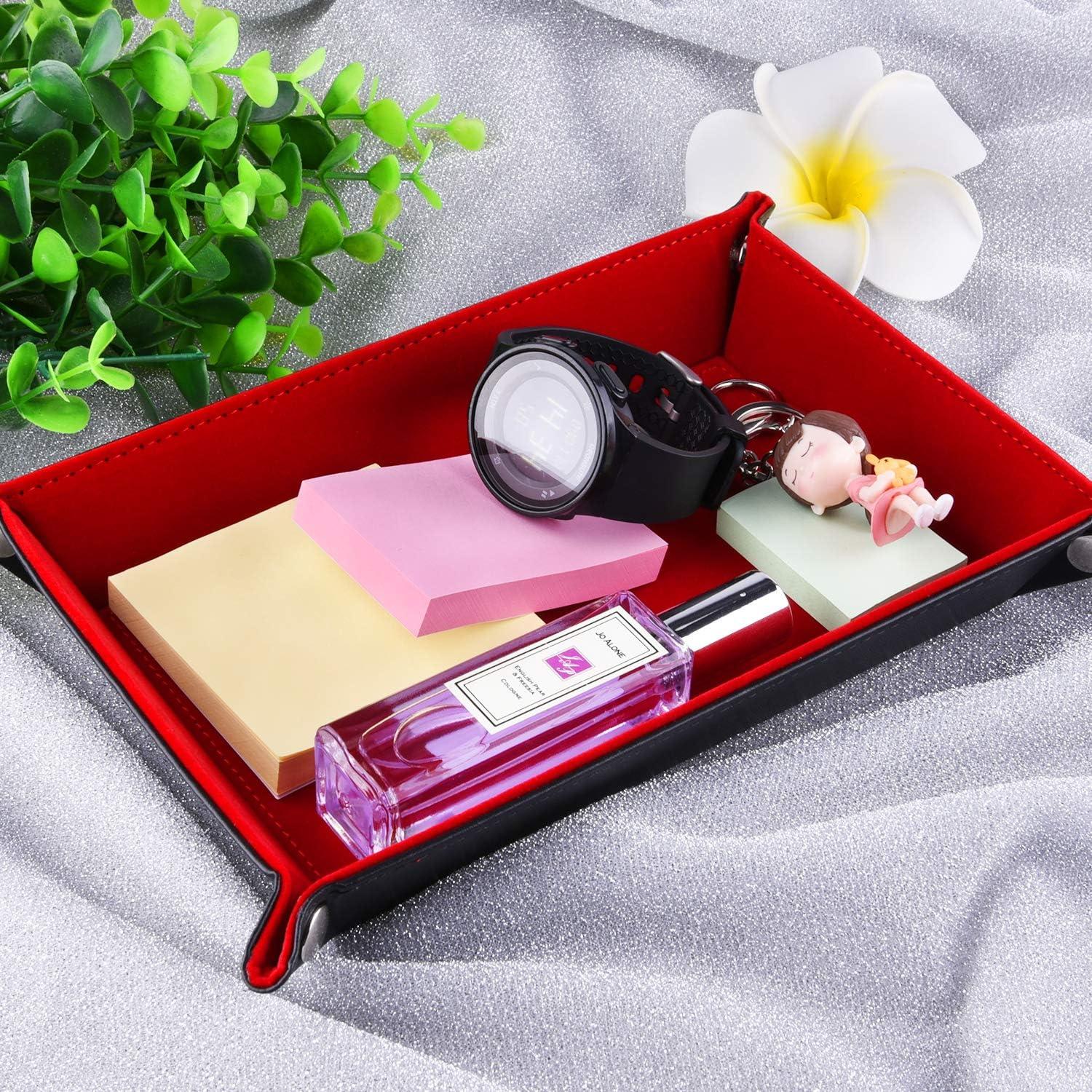 Bandeja de Dados SIQUK Doble Cara Plegable Burdeos 22.5x15 cm