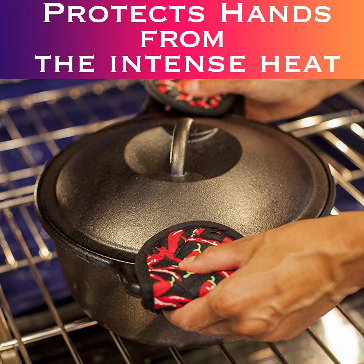 Funda para Mango de Sartén EHOMEA2Z Color Chili - 10 Piezas