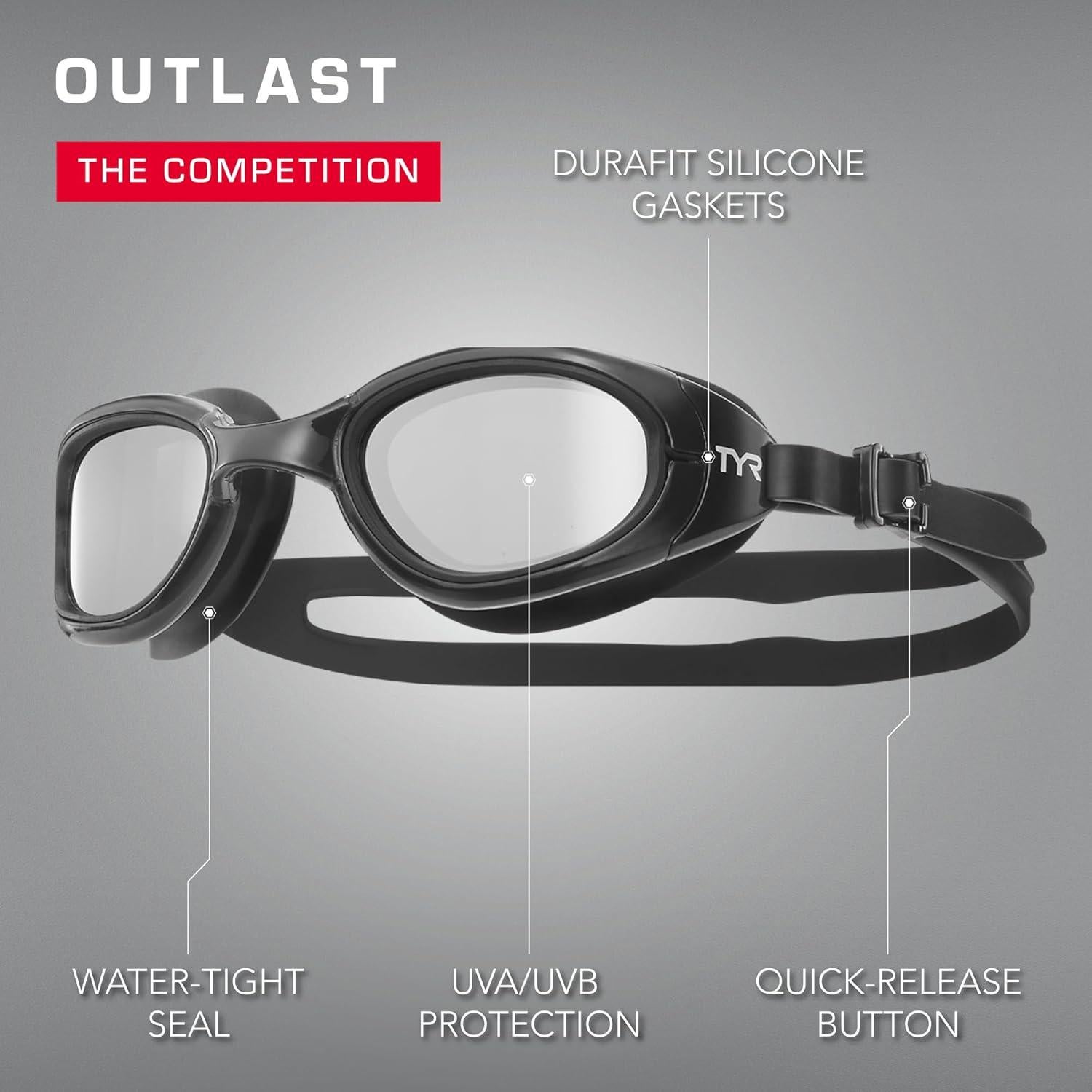 Gafas de Natación TYR Special Ops 2.0 Espejadas Adultos UV