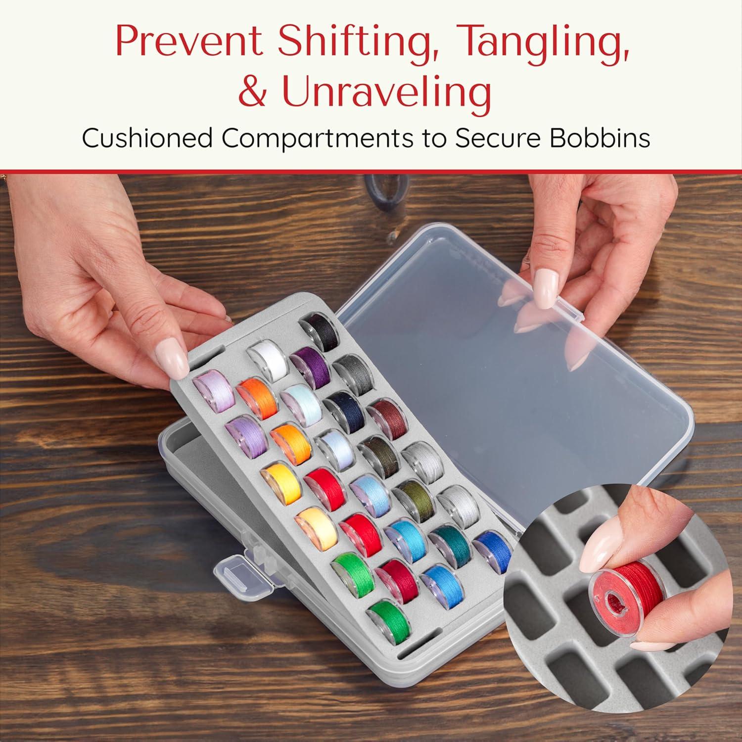 Caja de Almacenamiento de Bobinas Sewphee - 56 Compartimentos